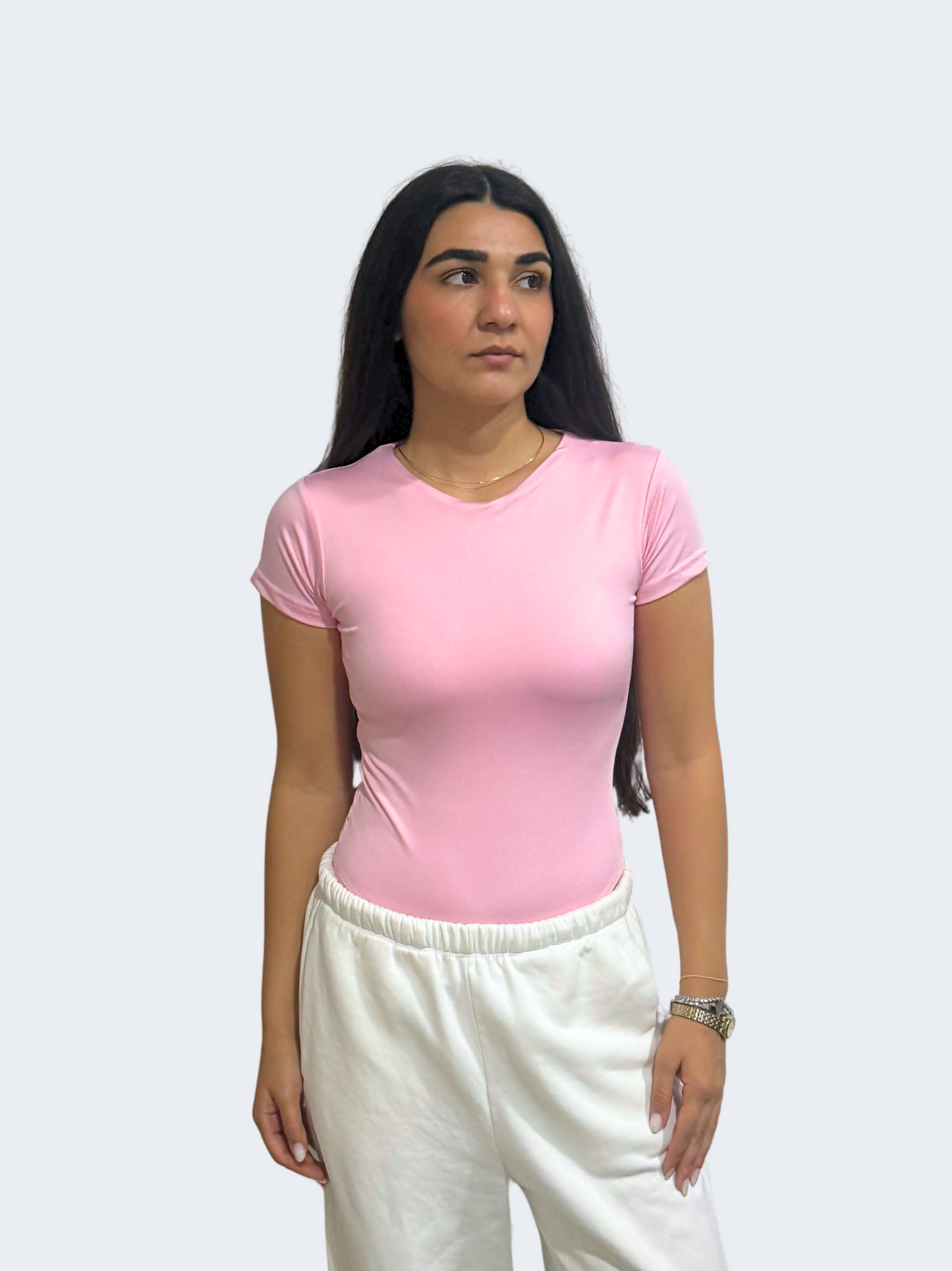 ROUND NECK SHORT SLEEVE BODYSUIT