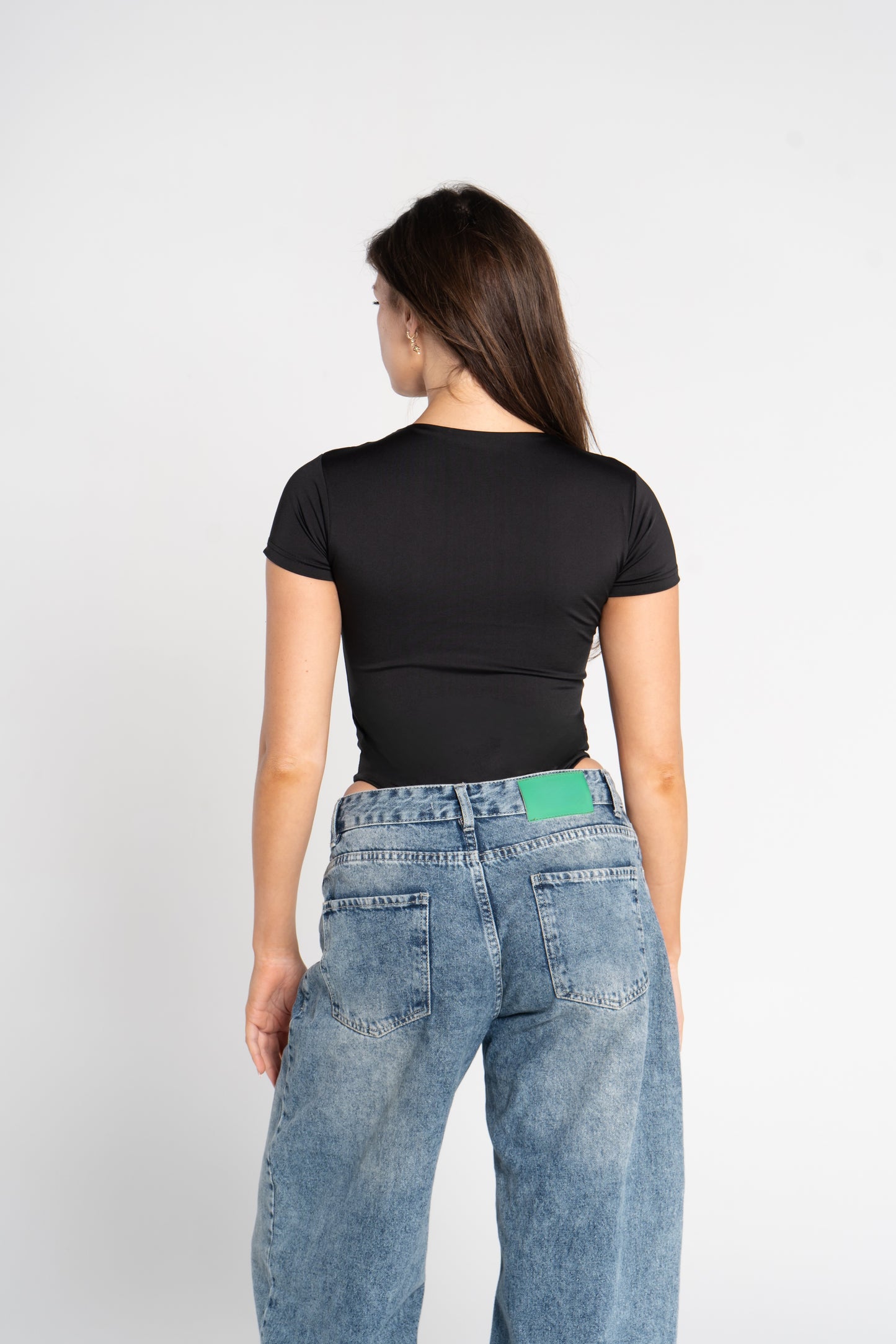 ROUND NECK SHORT SLEEVE BODYSUIT