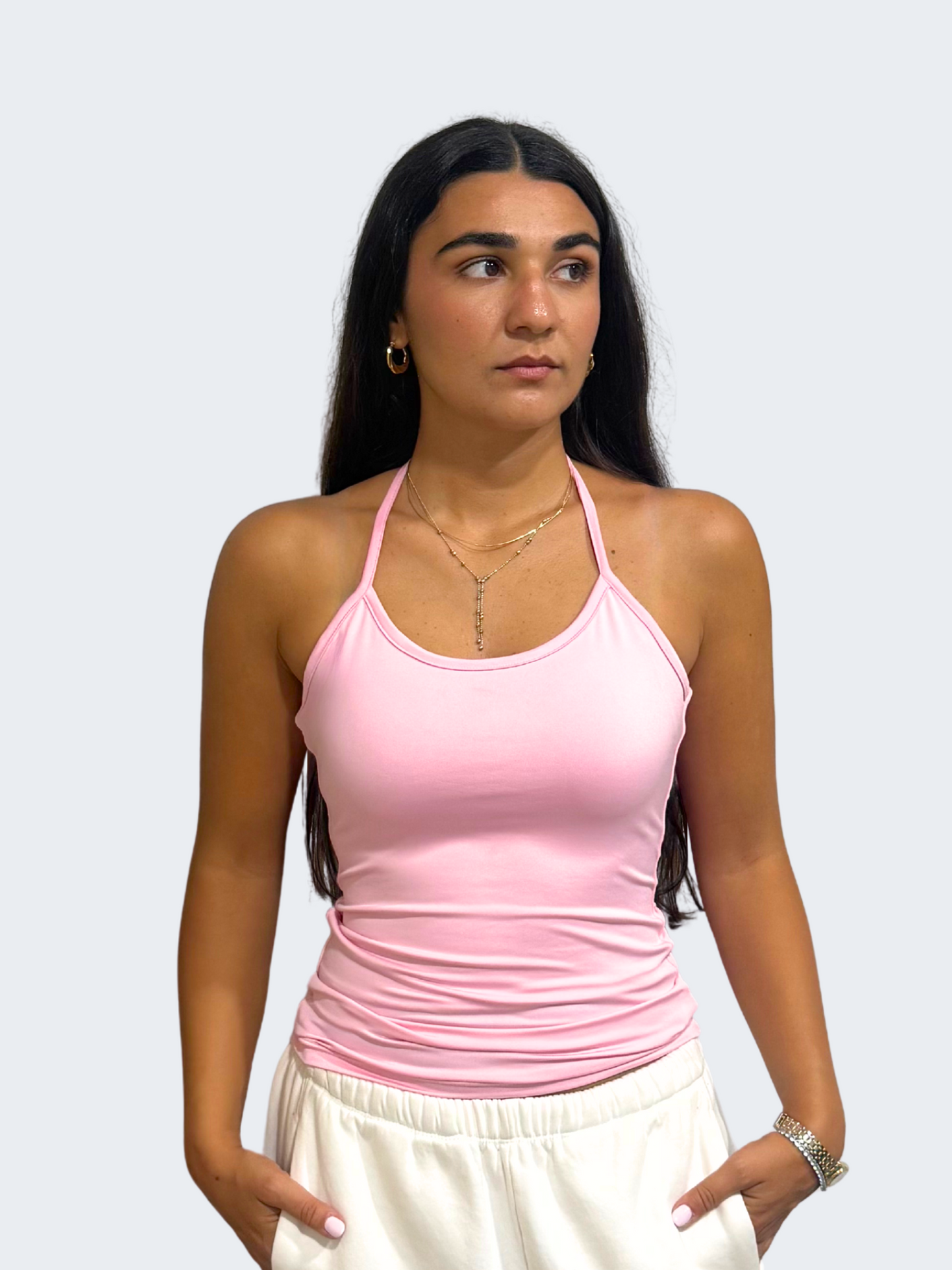 HALTER TIE TOP