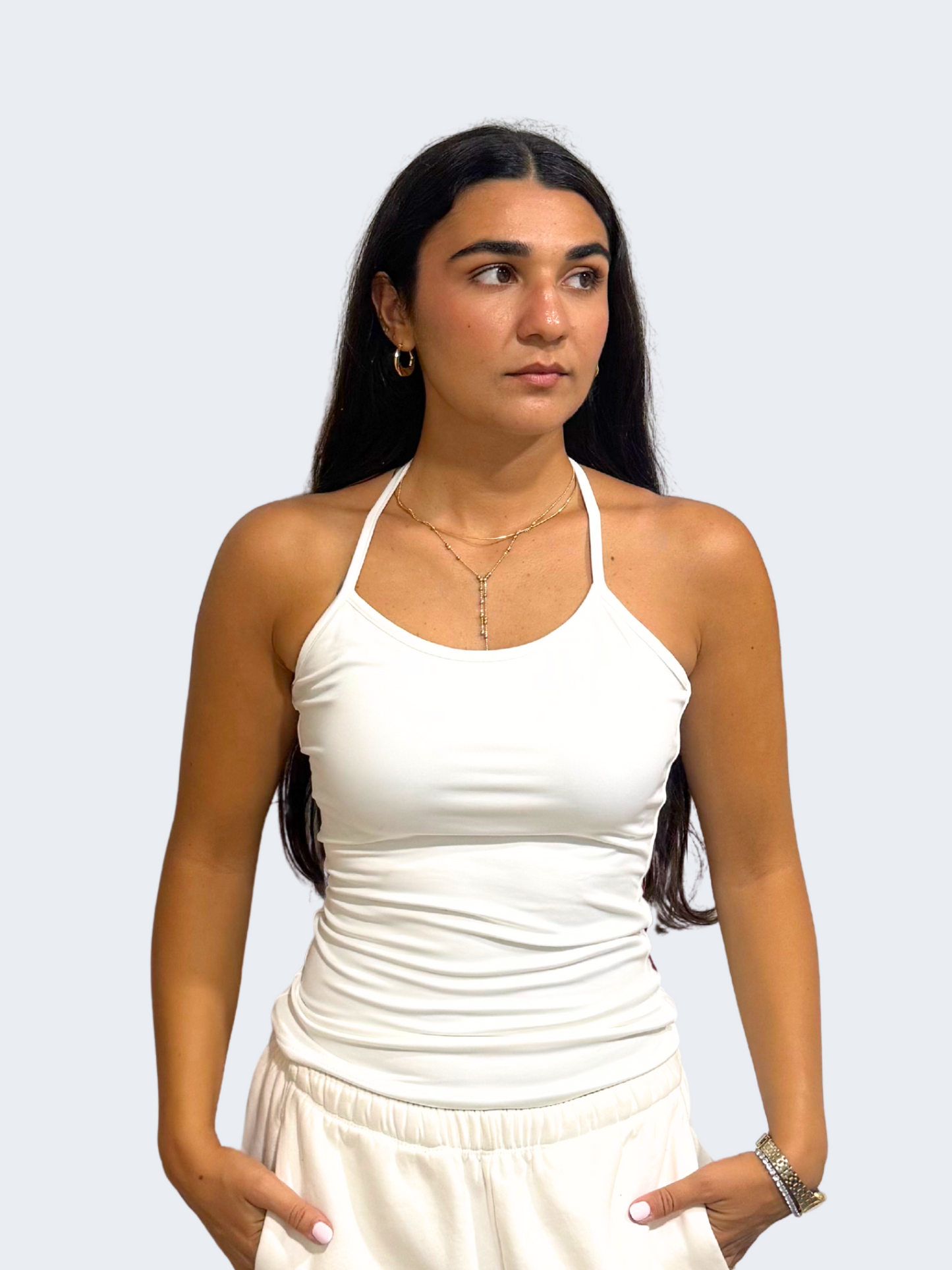HALTER TIE TOP