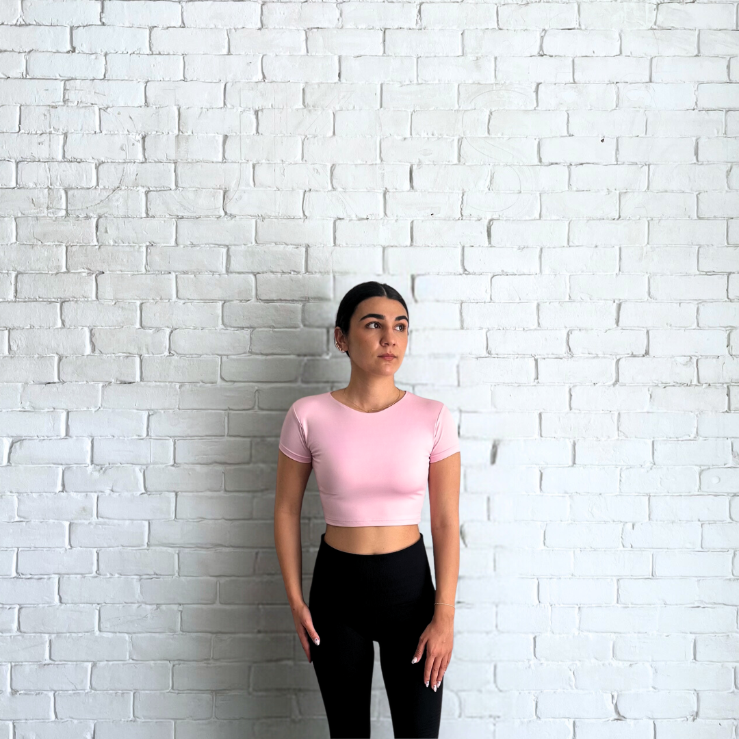 CROPPED ROUND NECK