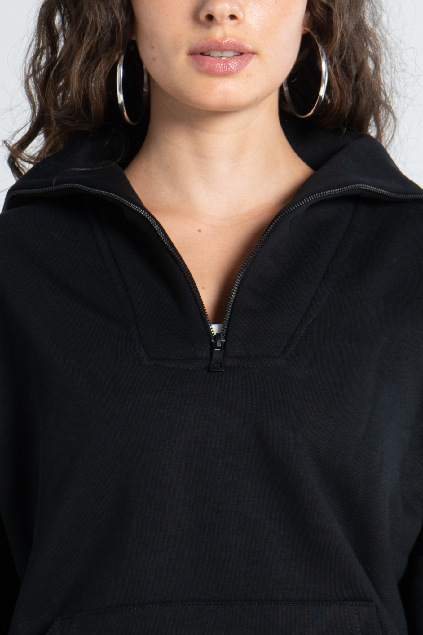 (EXTRA) HIGH NECK ZIPPER SWEAT SHIRT