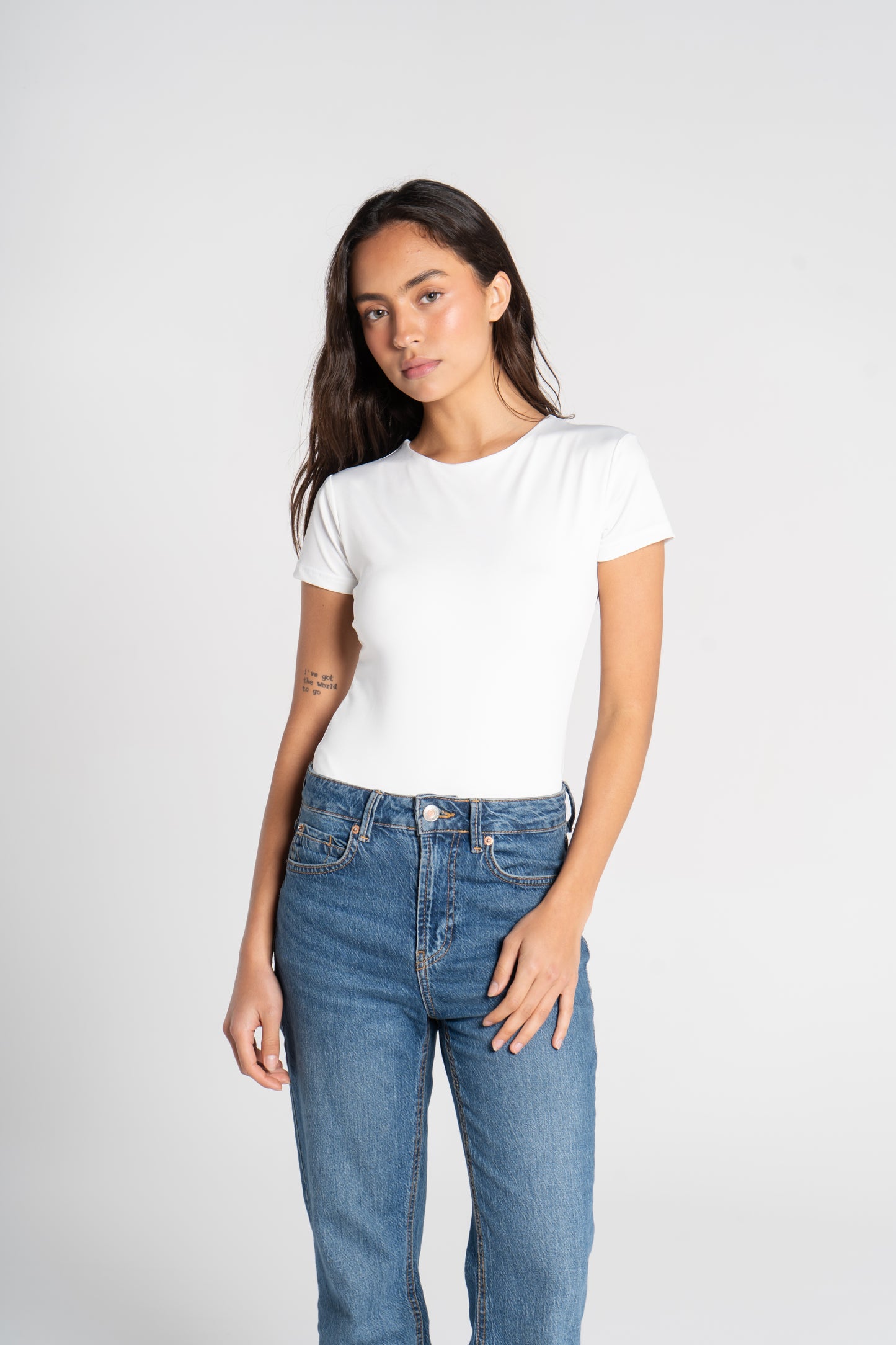 ROUND NECK SHORT SLEEVE BODYSUIT