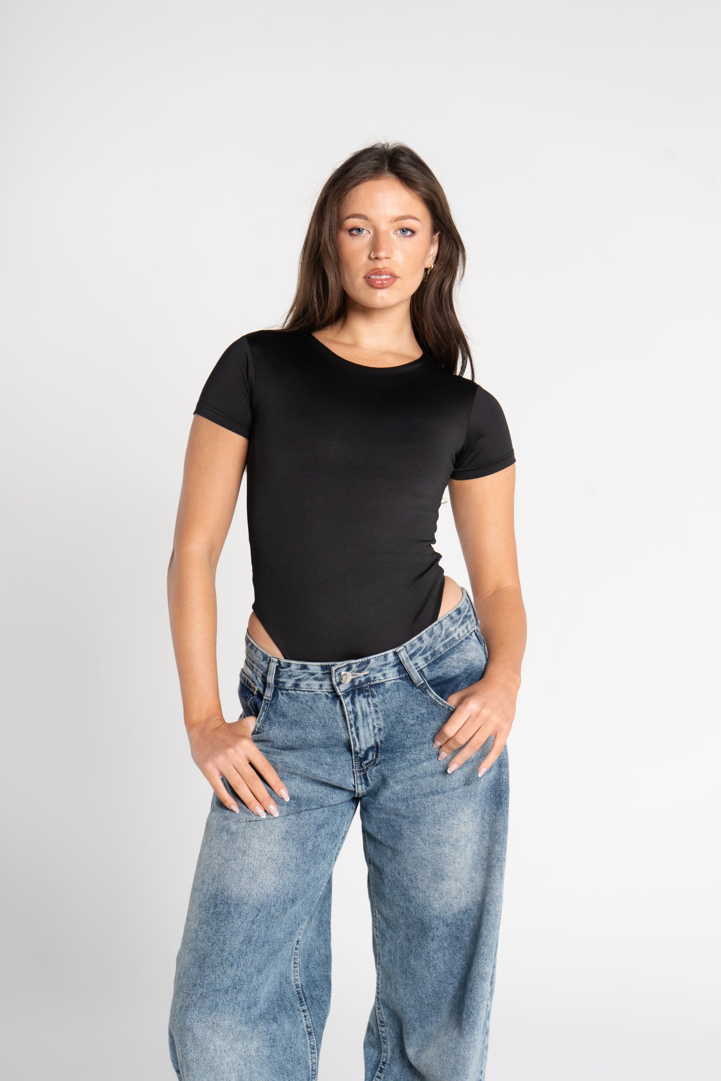 ROUND NECK SHORT SLEEVE BODYSUIT