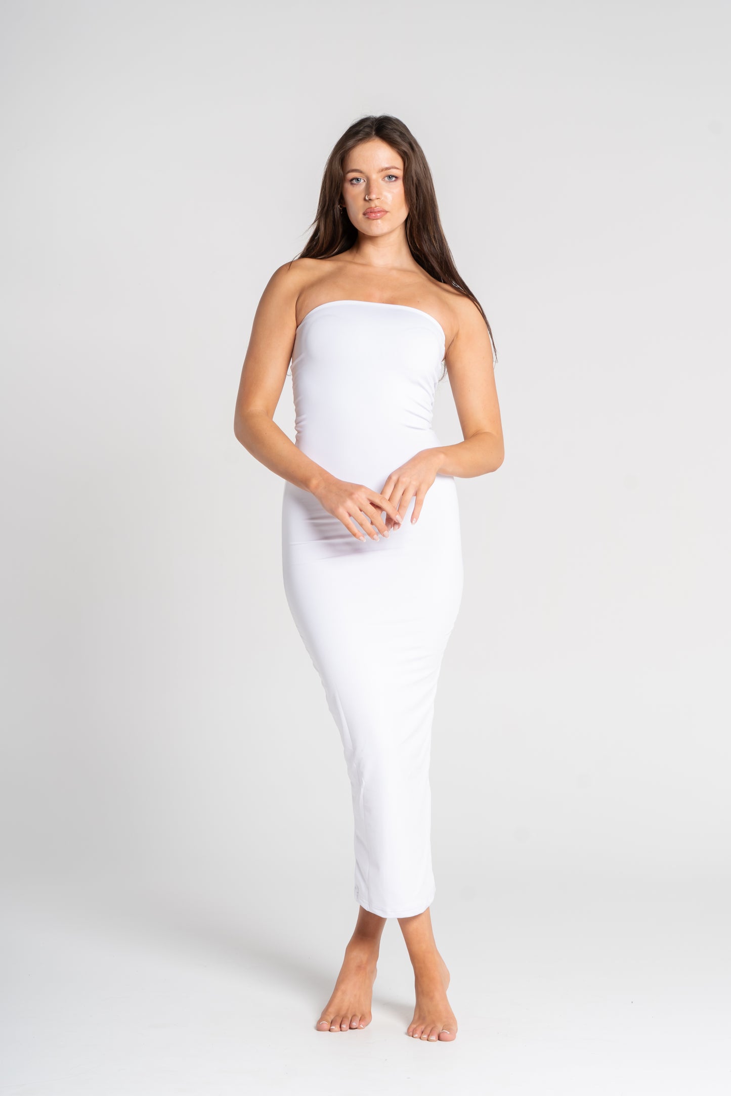 STRAPLESS DRESS