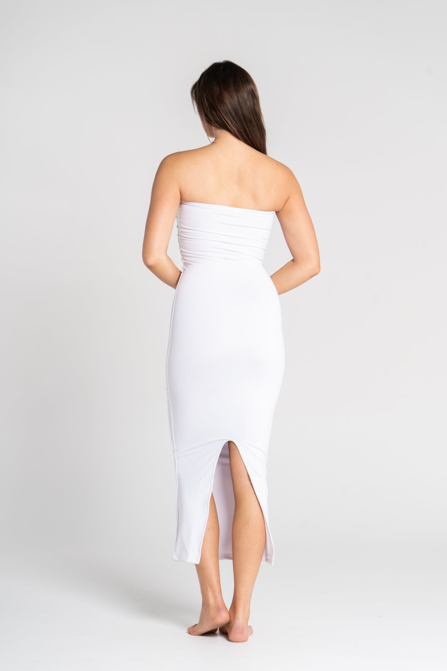 STRAPLESS DRESS