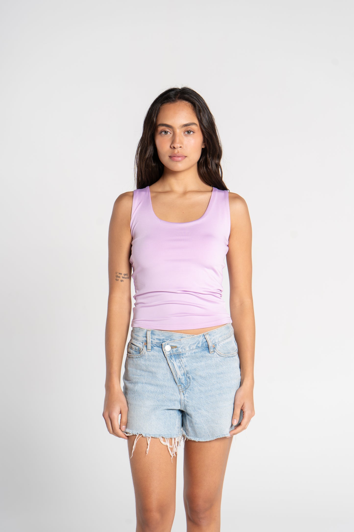 TANK TOP WIDE NECK ( COLORS )