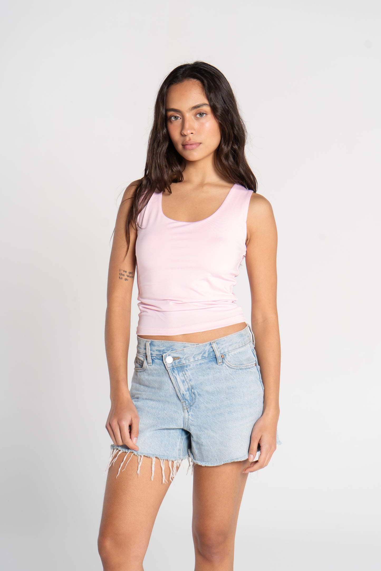 TANK TOP WIDE NECK ( COLORS )