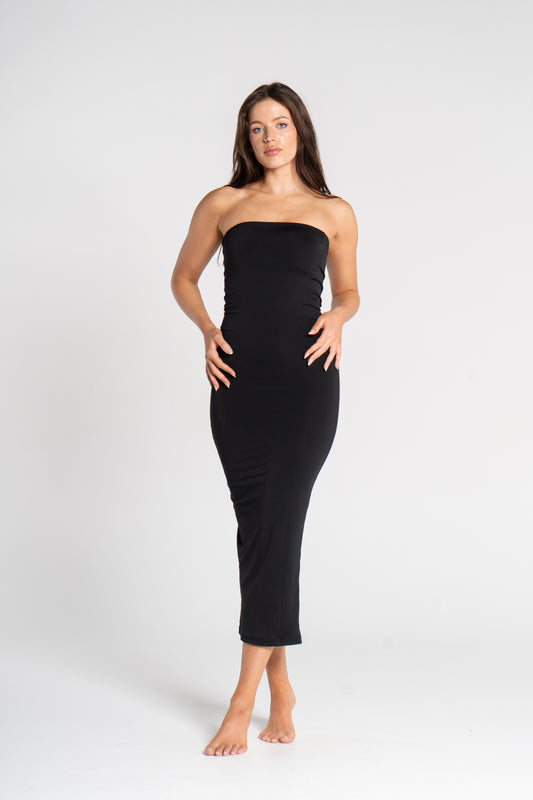 STRAPLESS DRESS