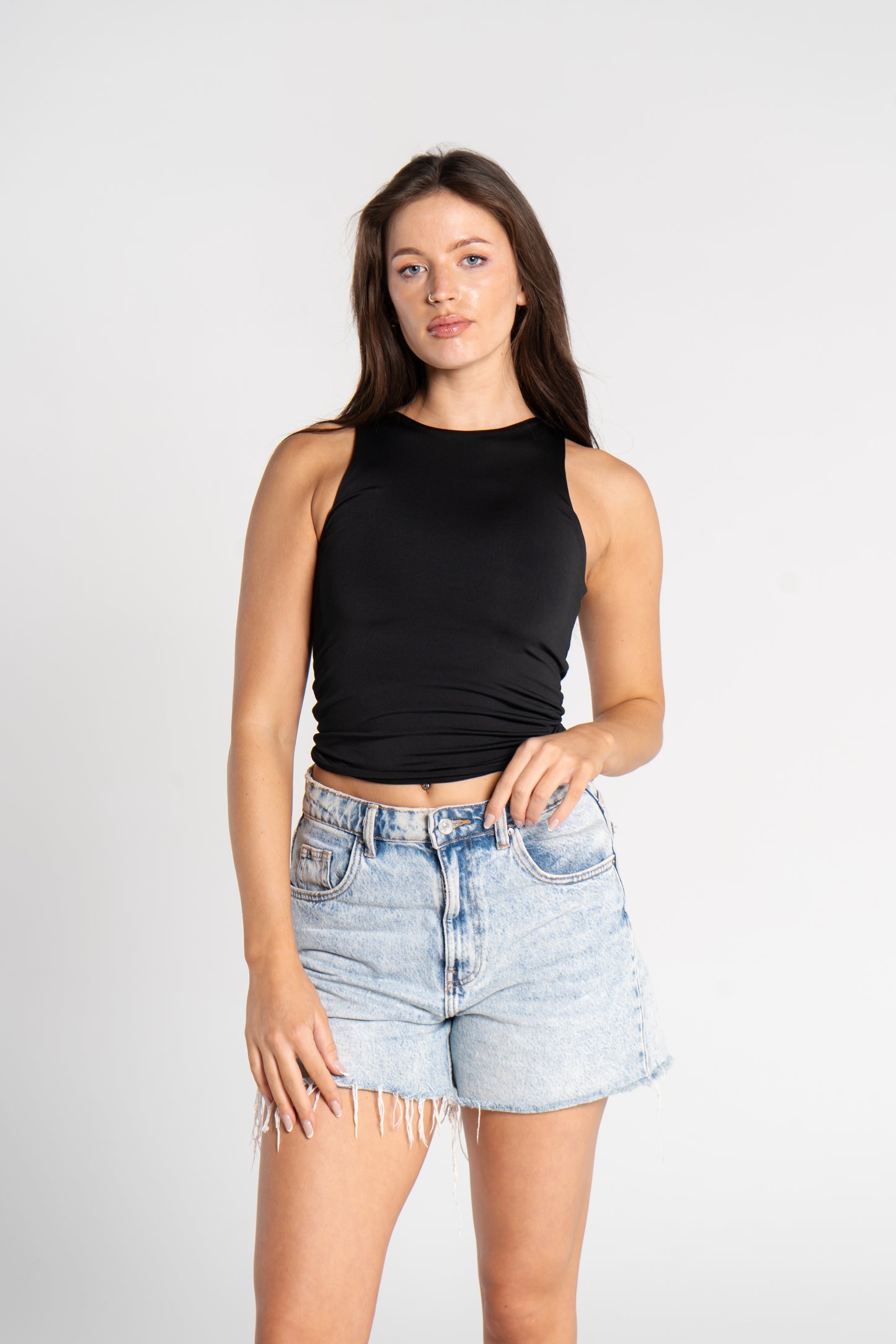 ROUND NECK TANK TOP