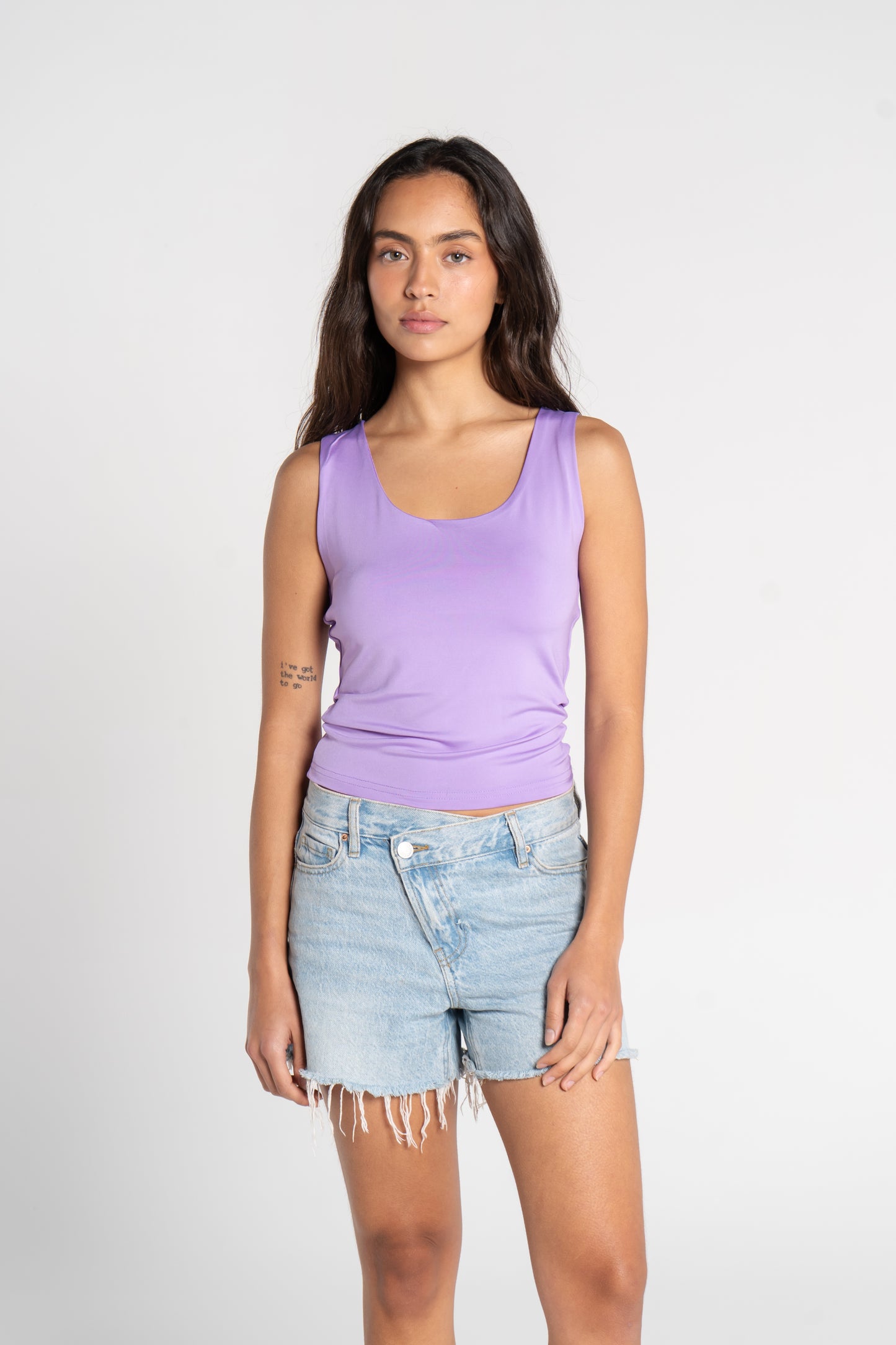 TANK TOP WIDE NECK ( COLORS )