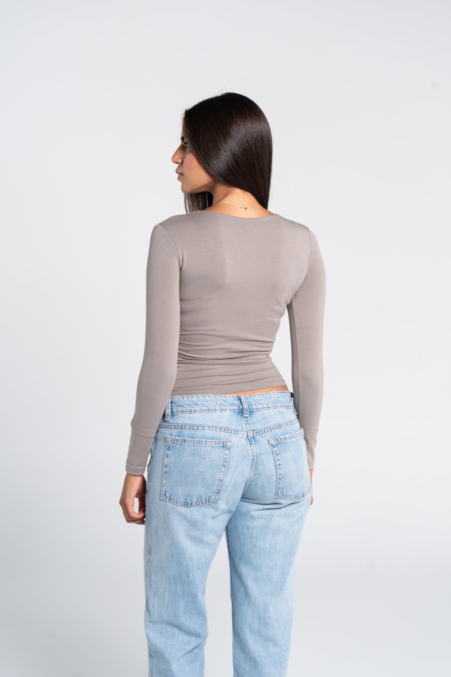 COTTON ROUND NECK LONG SLEEVE