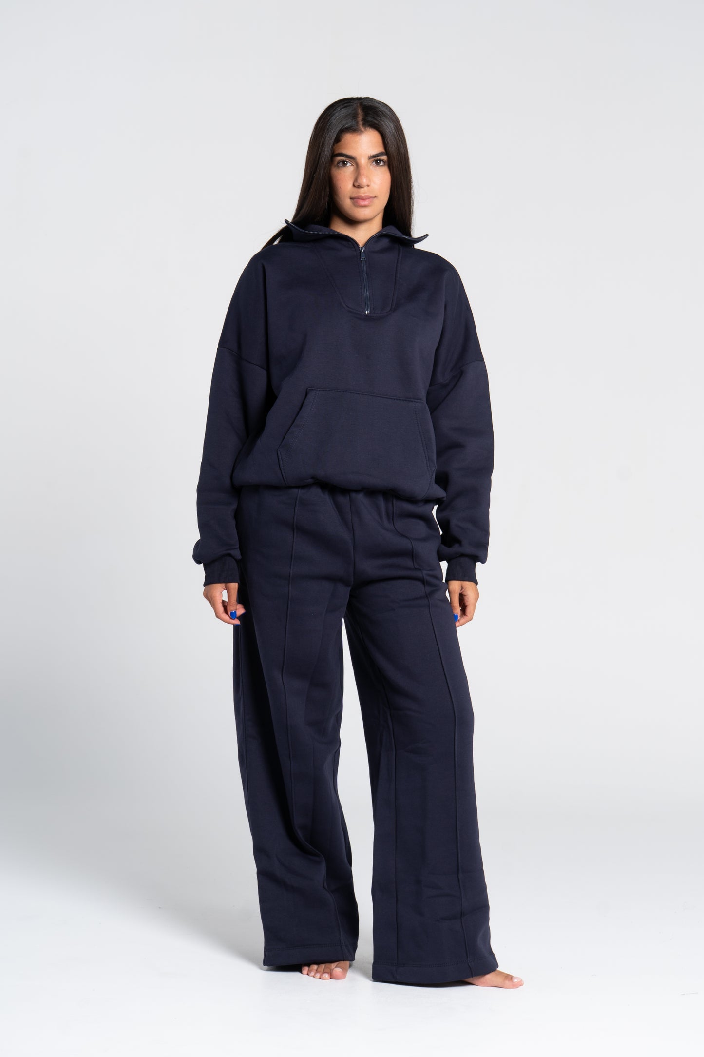 STRAIGHT LEG PANTS WITH LINES