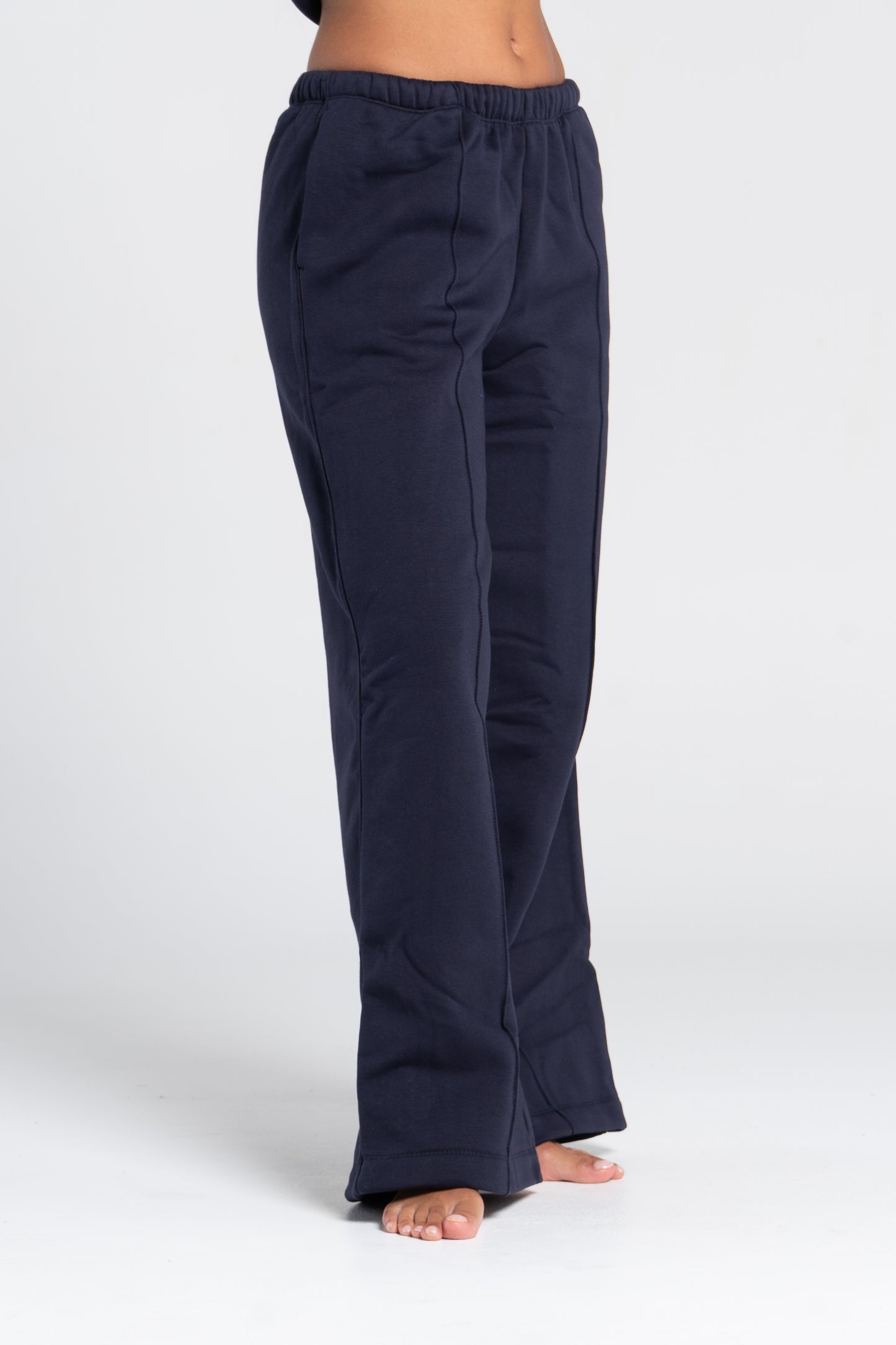 STRAIGHT LEG PANTS WITH LINES