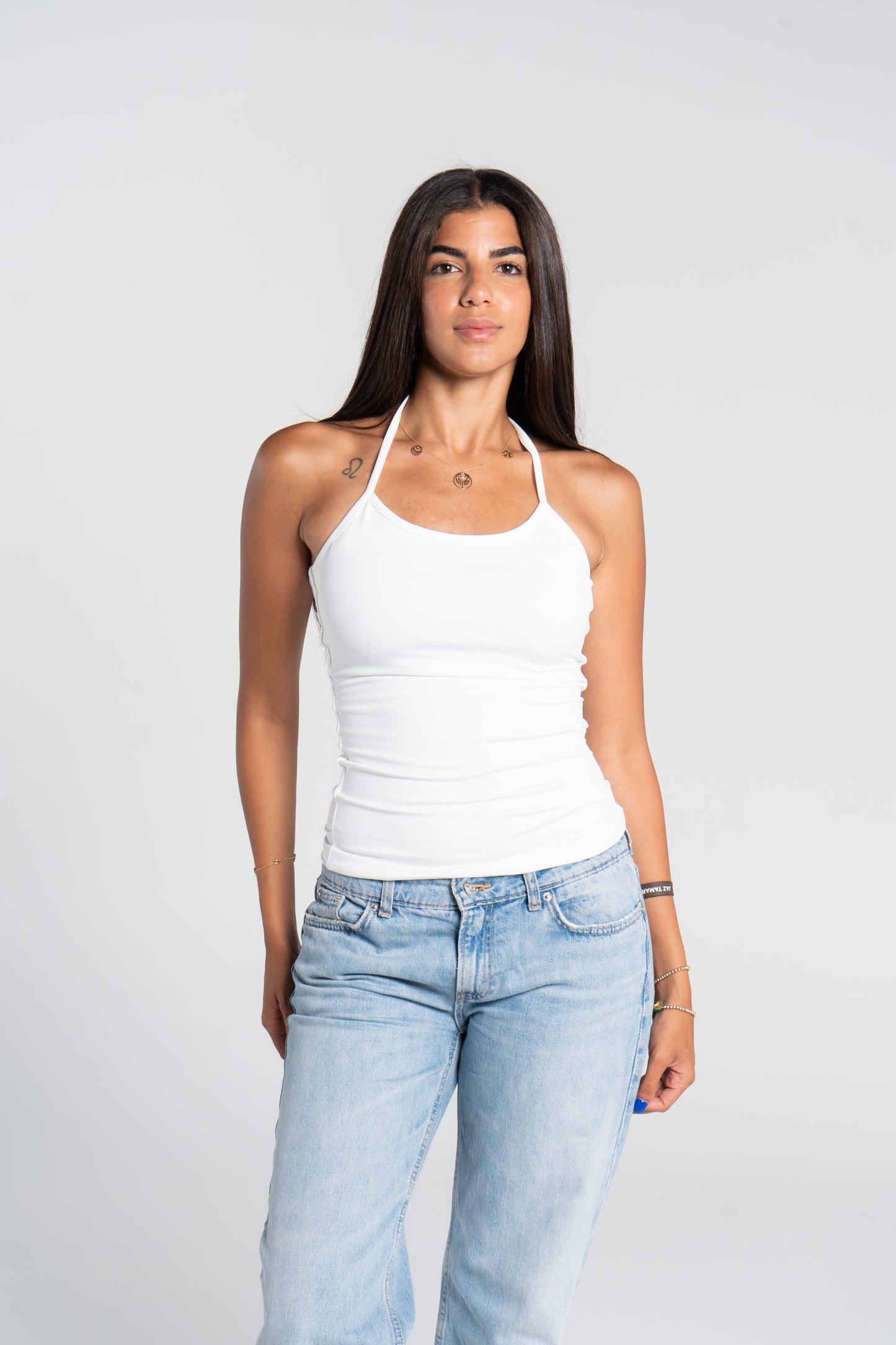 HALTER TIE TOP