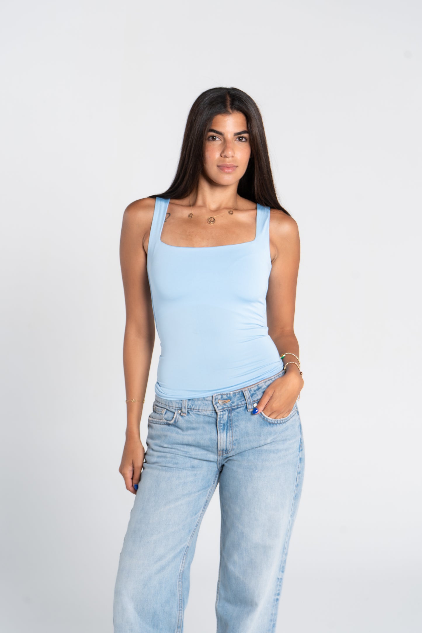 SQUARE NECK TANK TOP