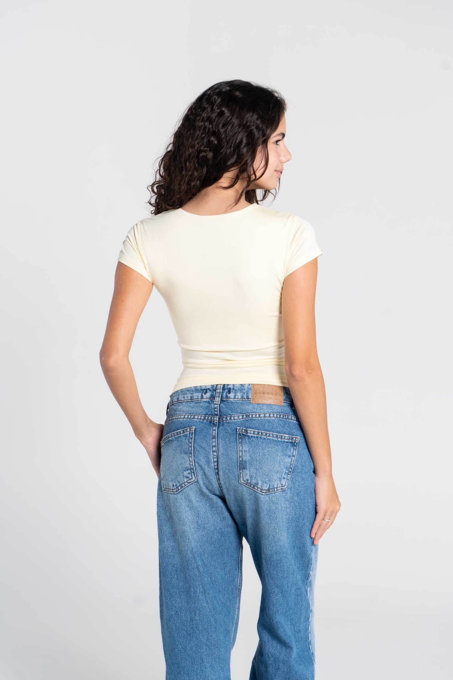 WIDE NECK SHORT SLEEVE ( COLORS )