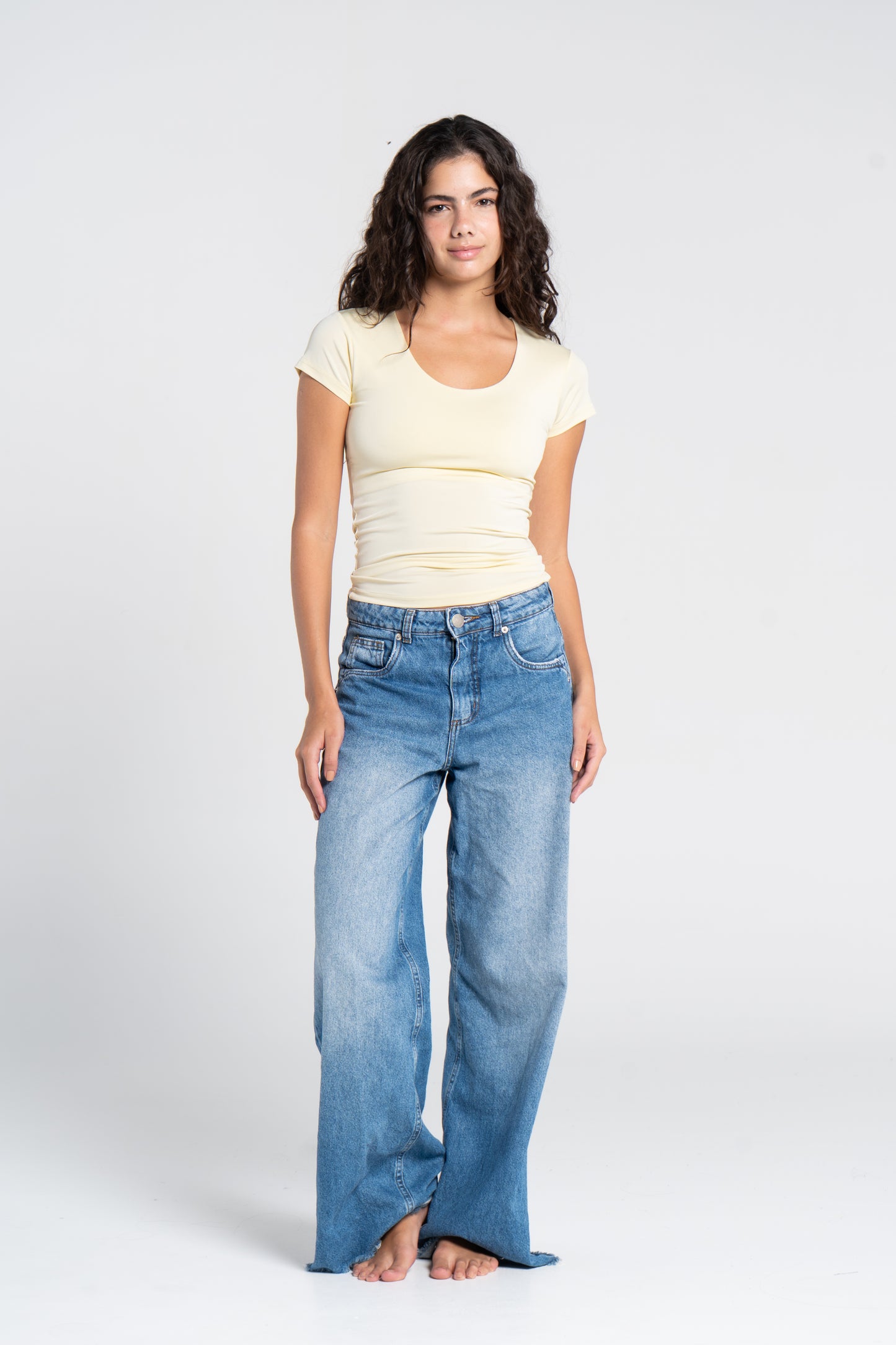 WIDE NECK SHORT SLEEVE ( COLORS )