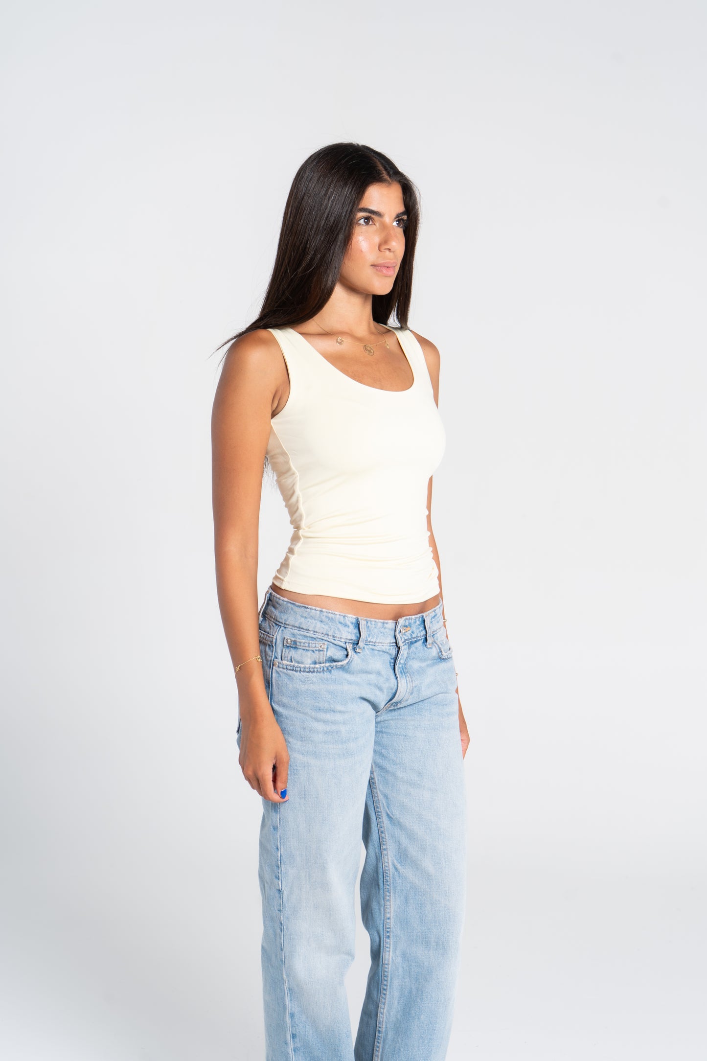 TANK TOP WIDE NECK ( COLORS )