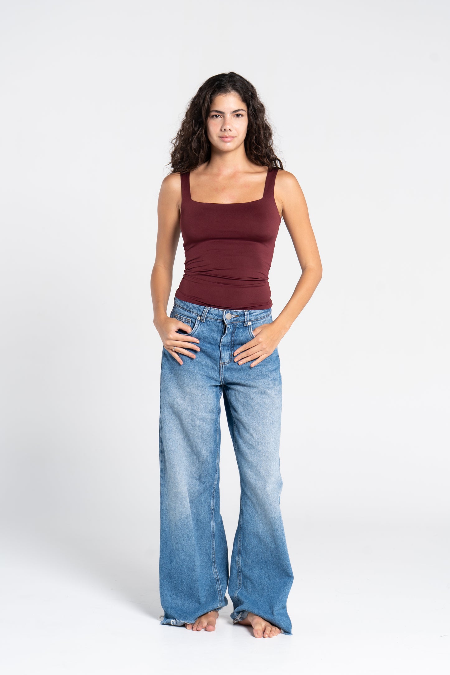 SQUARE NECK TANK TOP