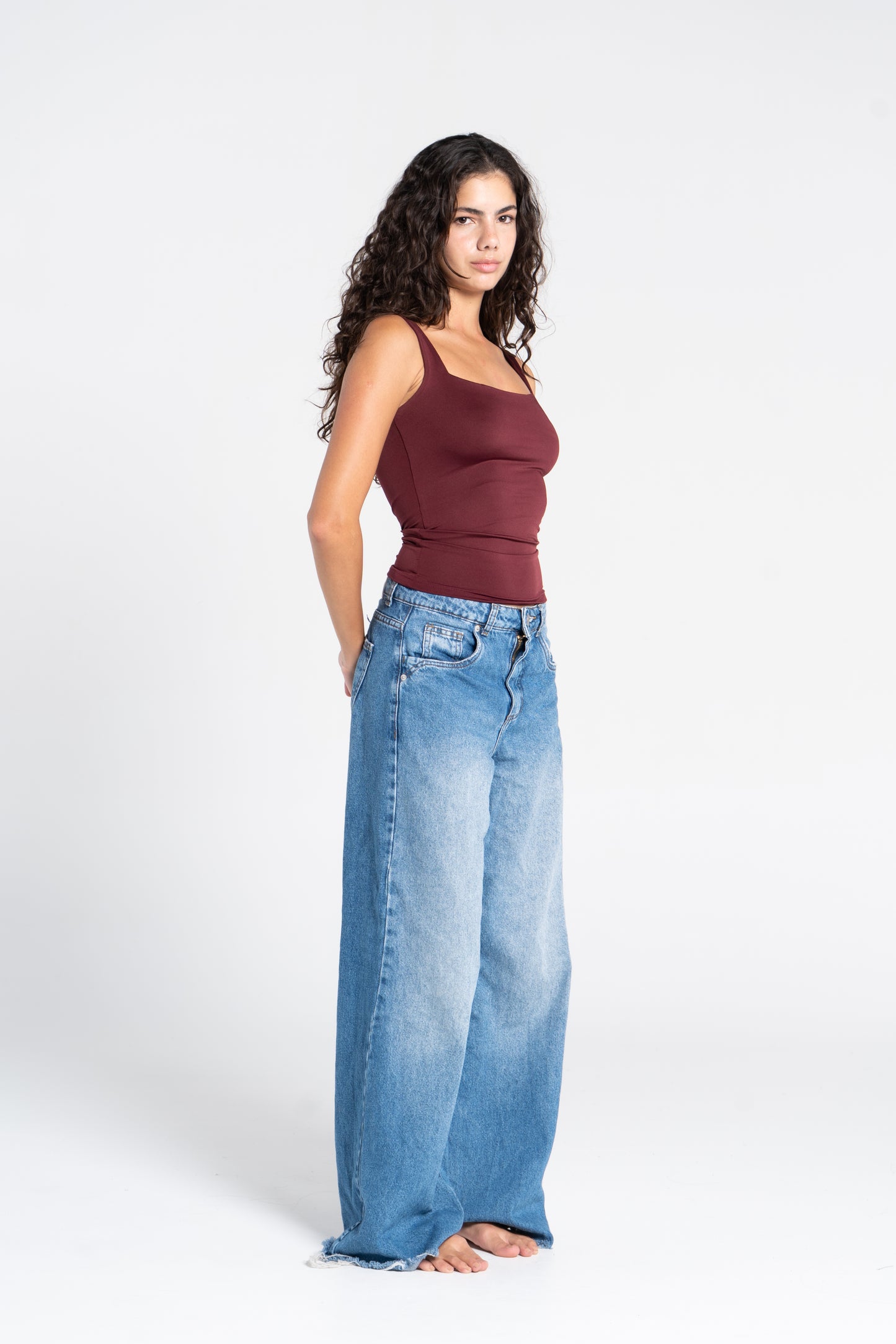 SQUARE NECK TANK TOP