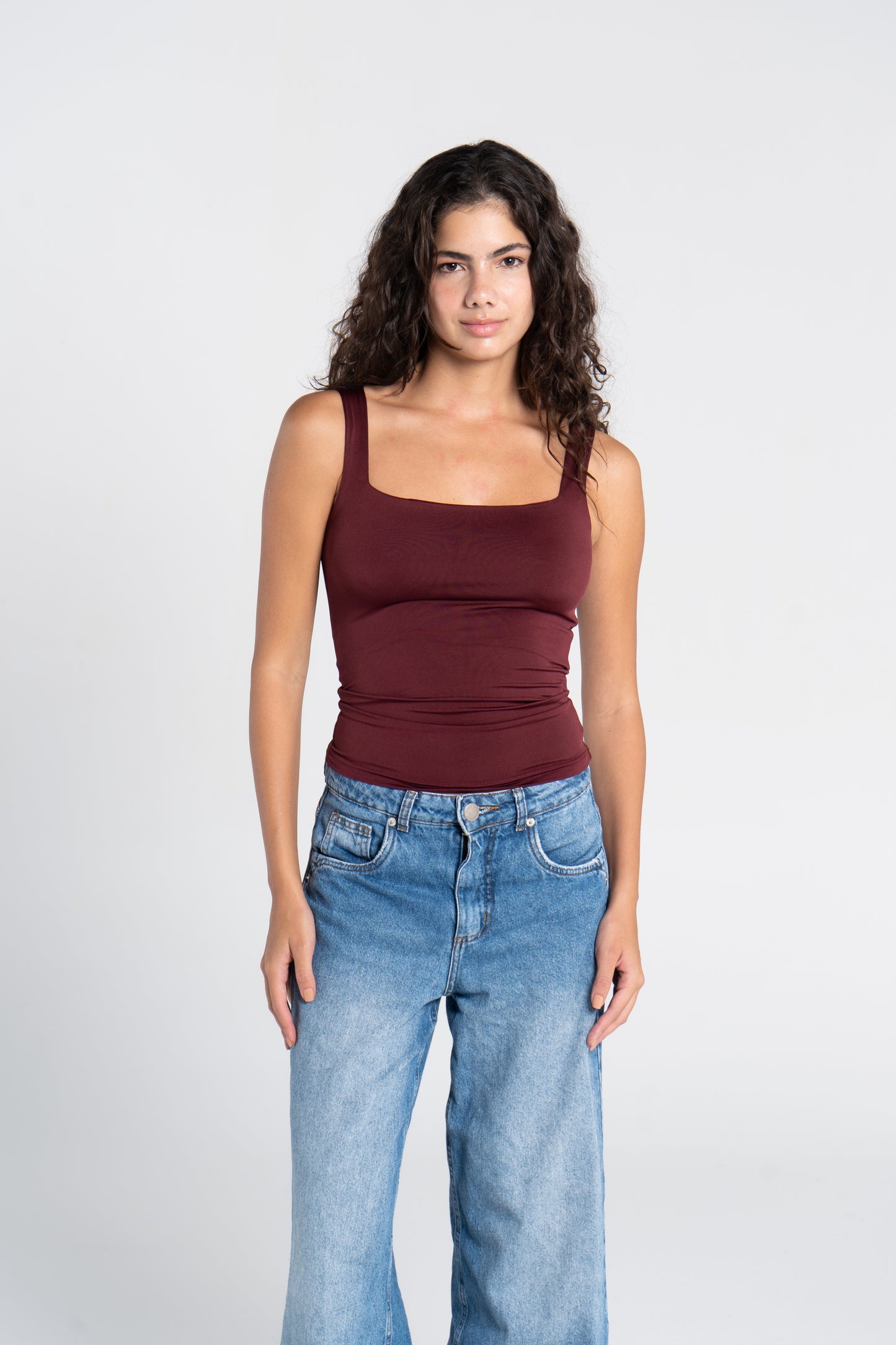 SQUARE NECK TANK TOP