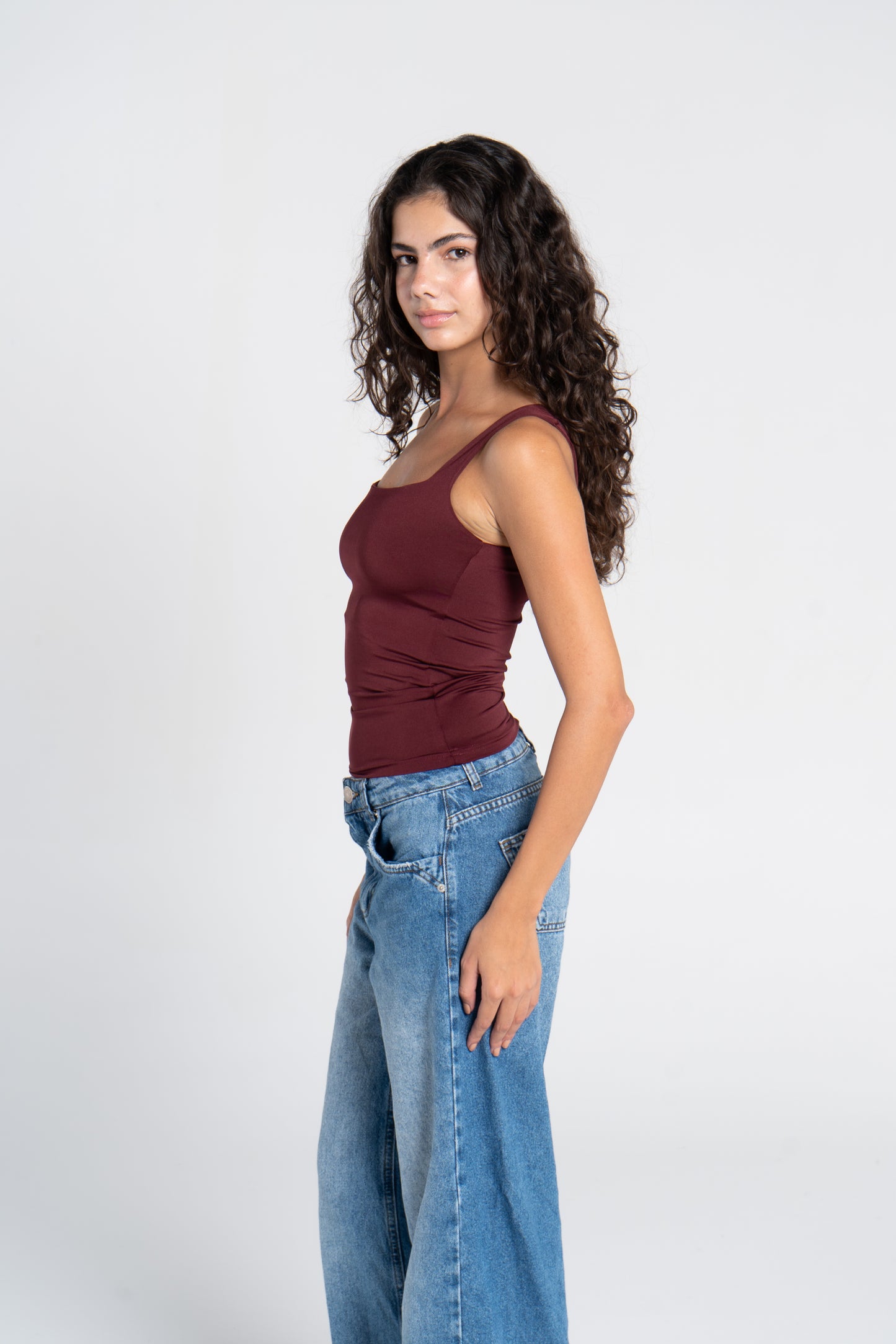 SQUARE NECK TANK TOP