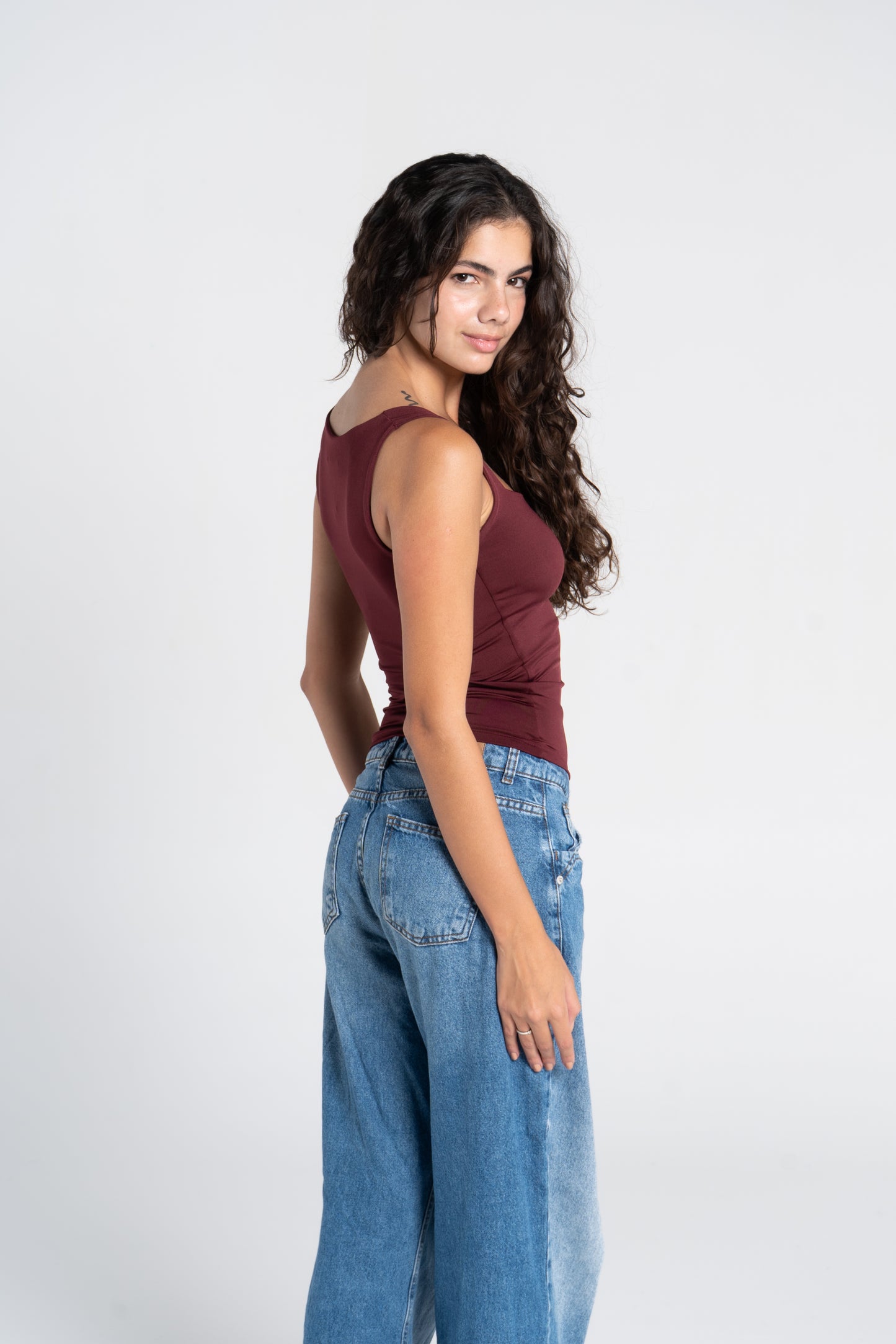 SQUARE NECK TANK TOP