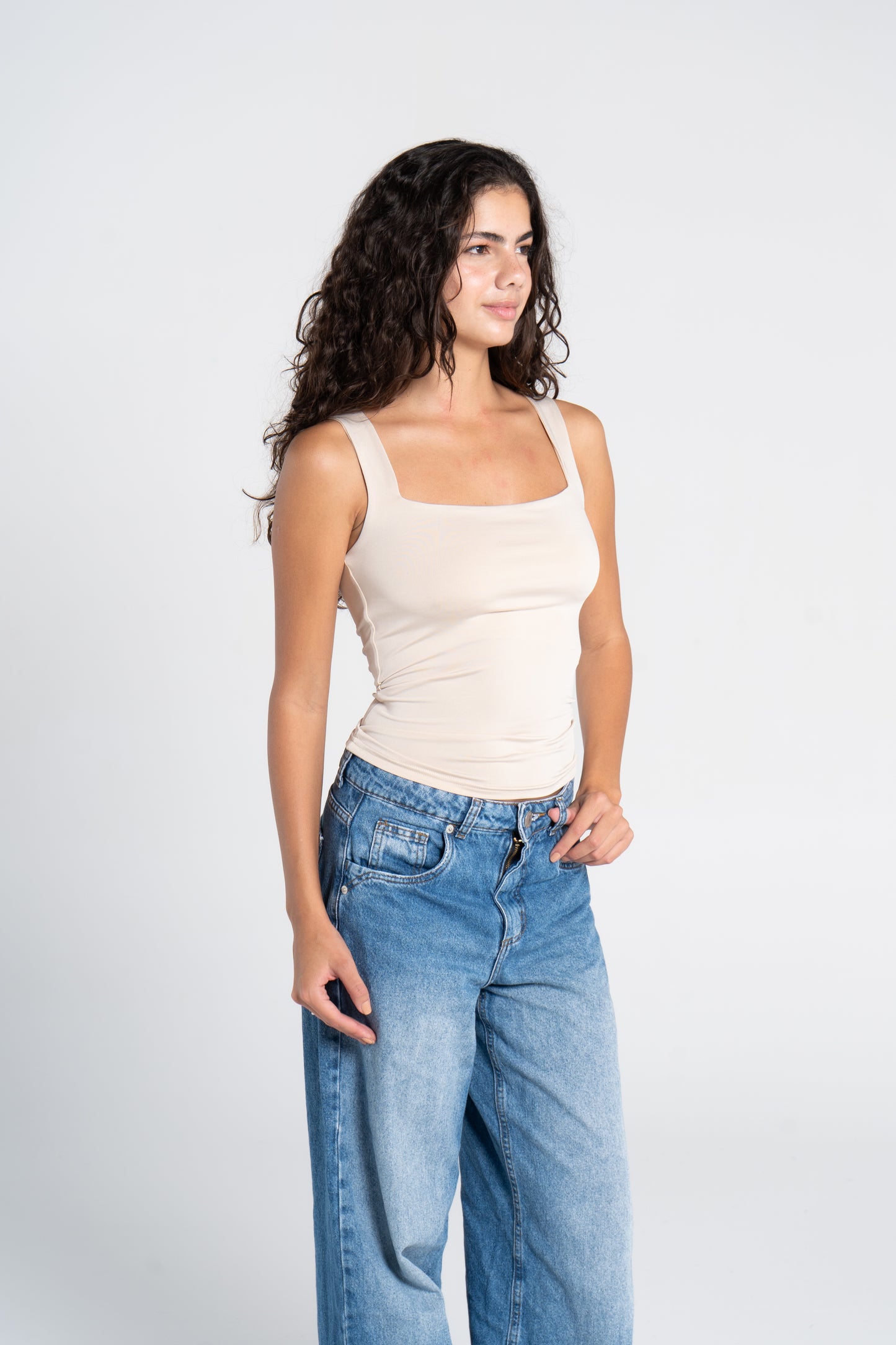 SQUARE NECK TANK TOP
