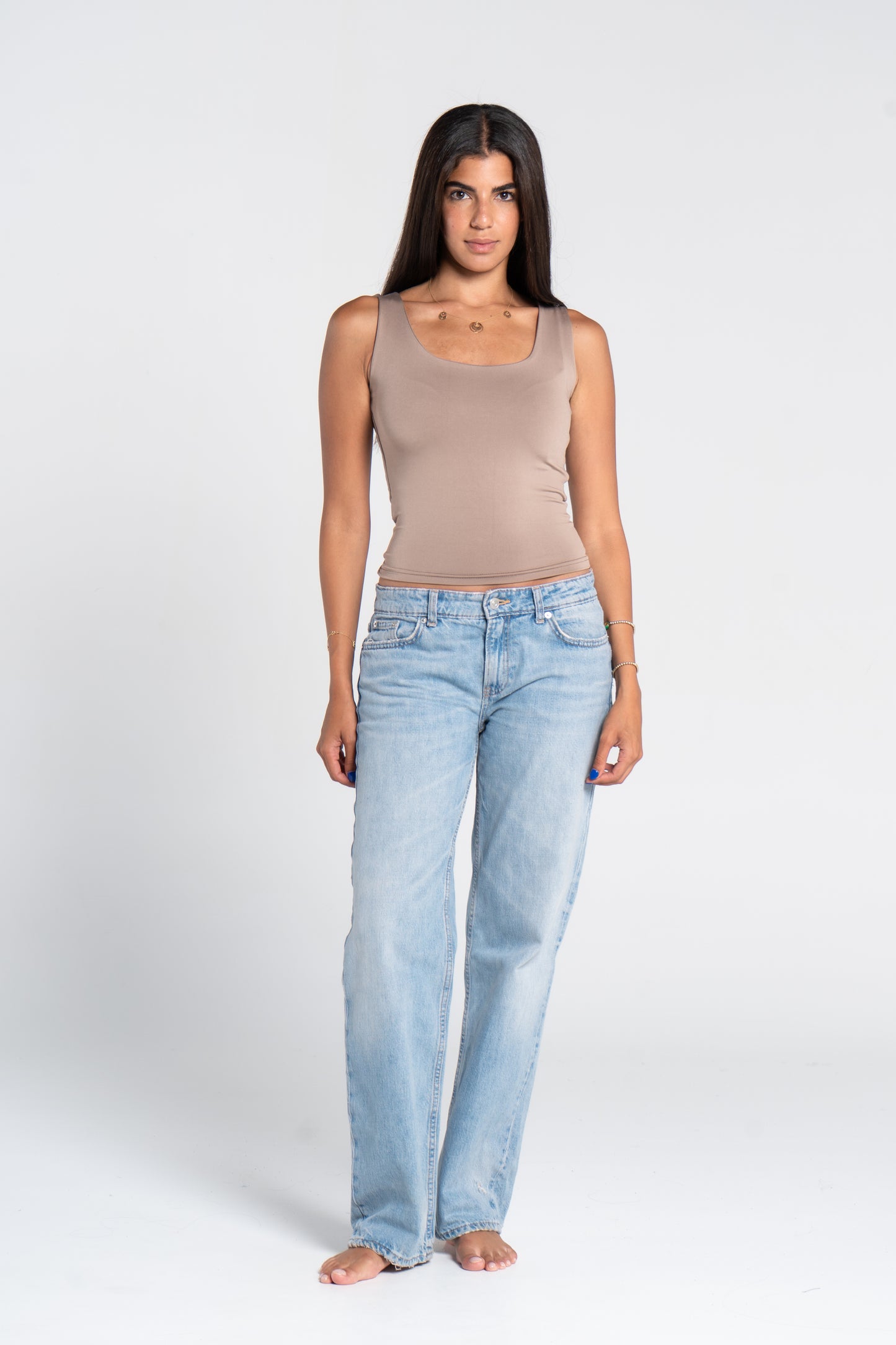 TANK TOP WIDE NECK ( COLORS )