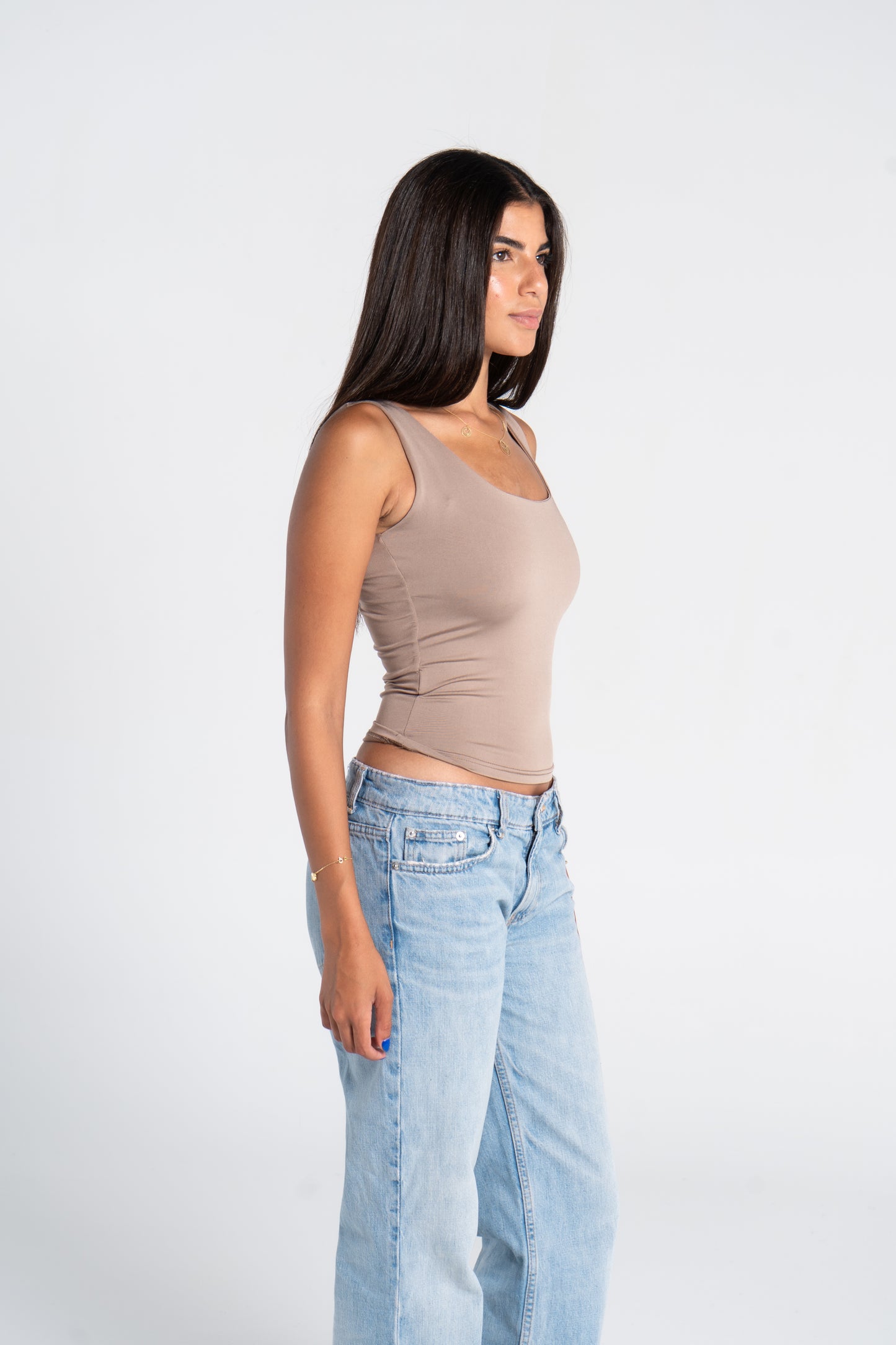 TANK TOP WIDE NECK ( COLORS )