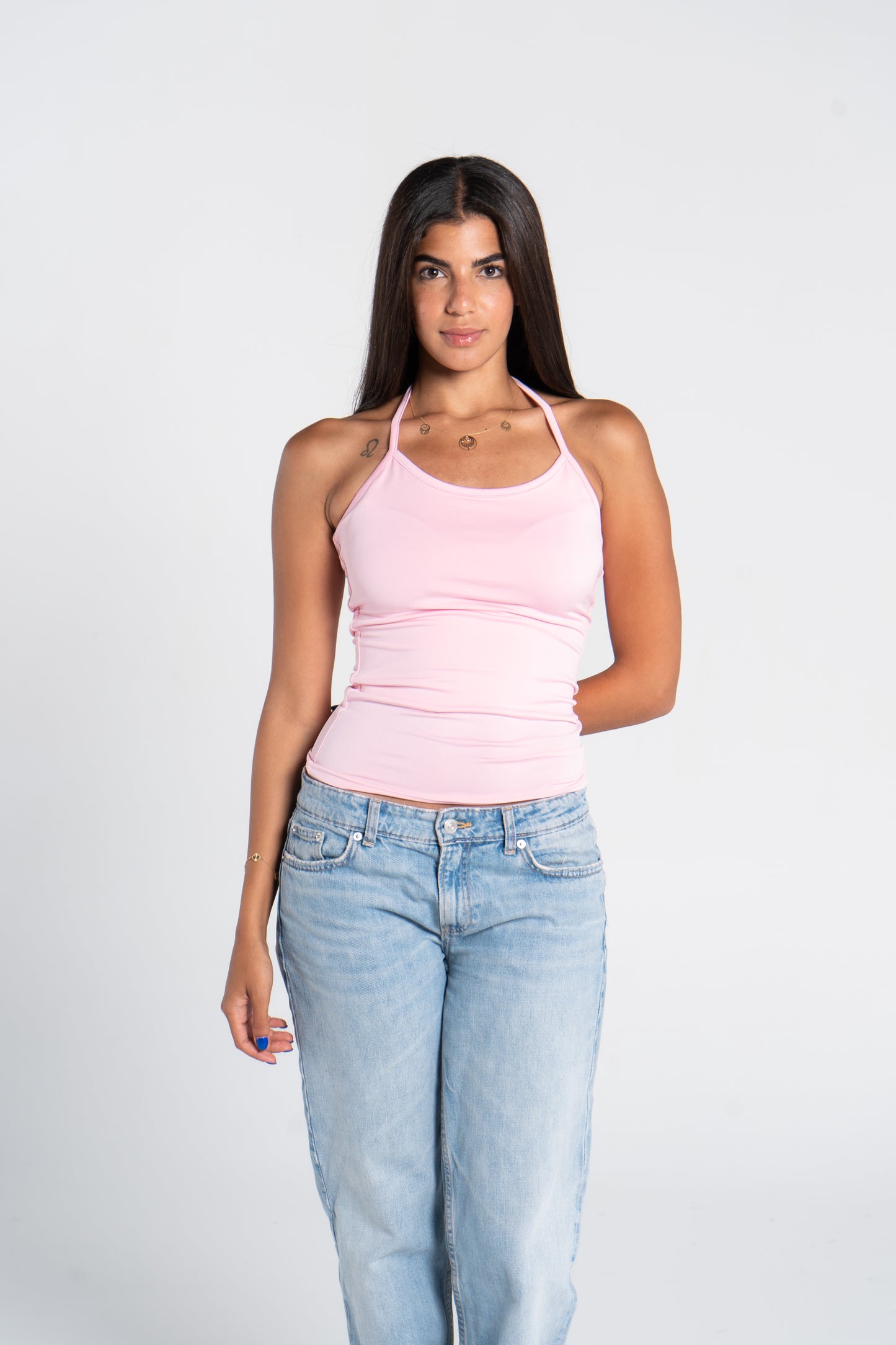 HALTER TIE TOP