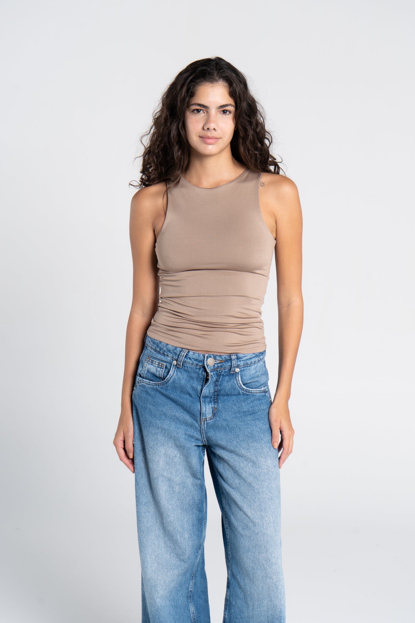 ROUND NECK TANK TOP