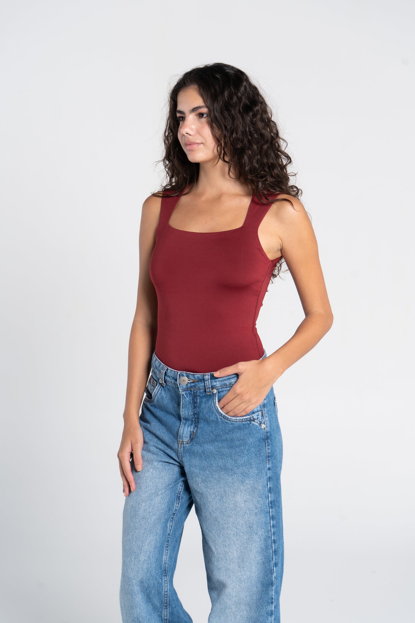 SQUARE NECK BODYSUIT