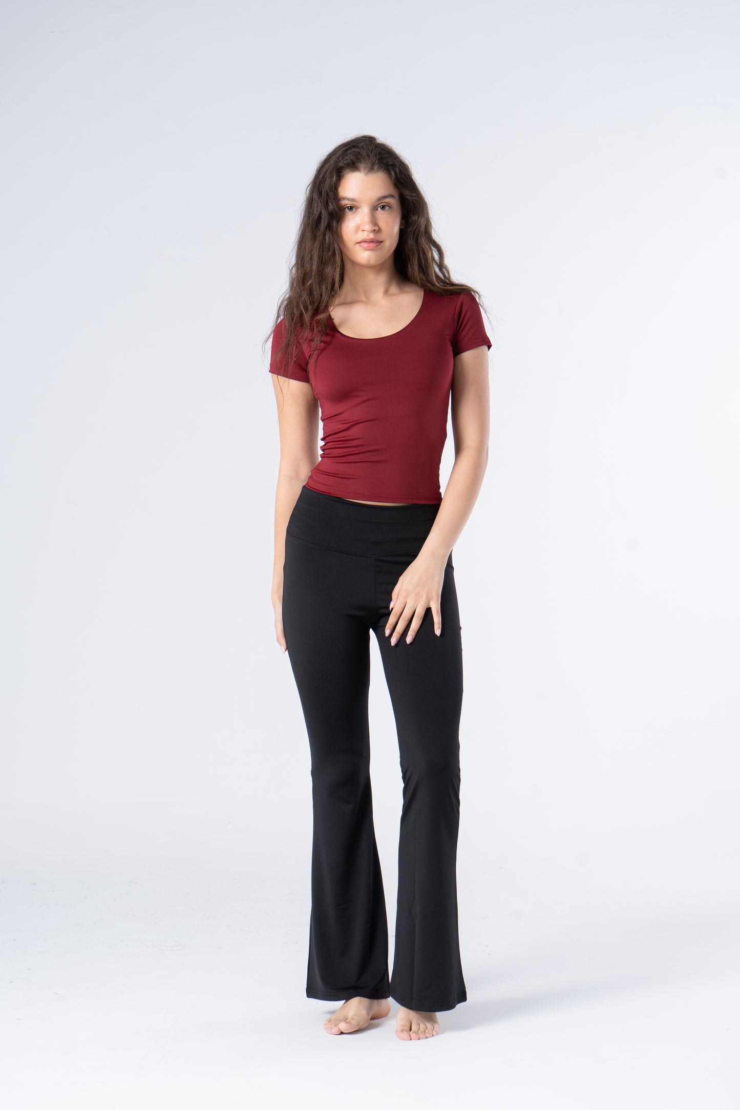 WIDE NECK SHORT SLEEVE            ( COLORS )
