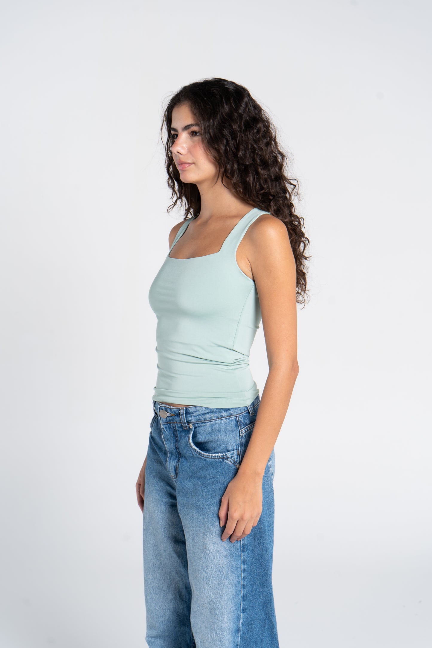 SQUARE NECK TANK TOP