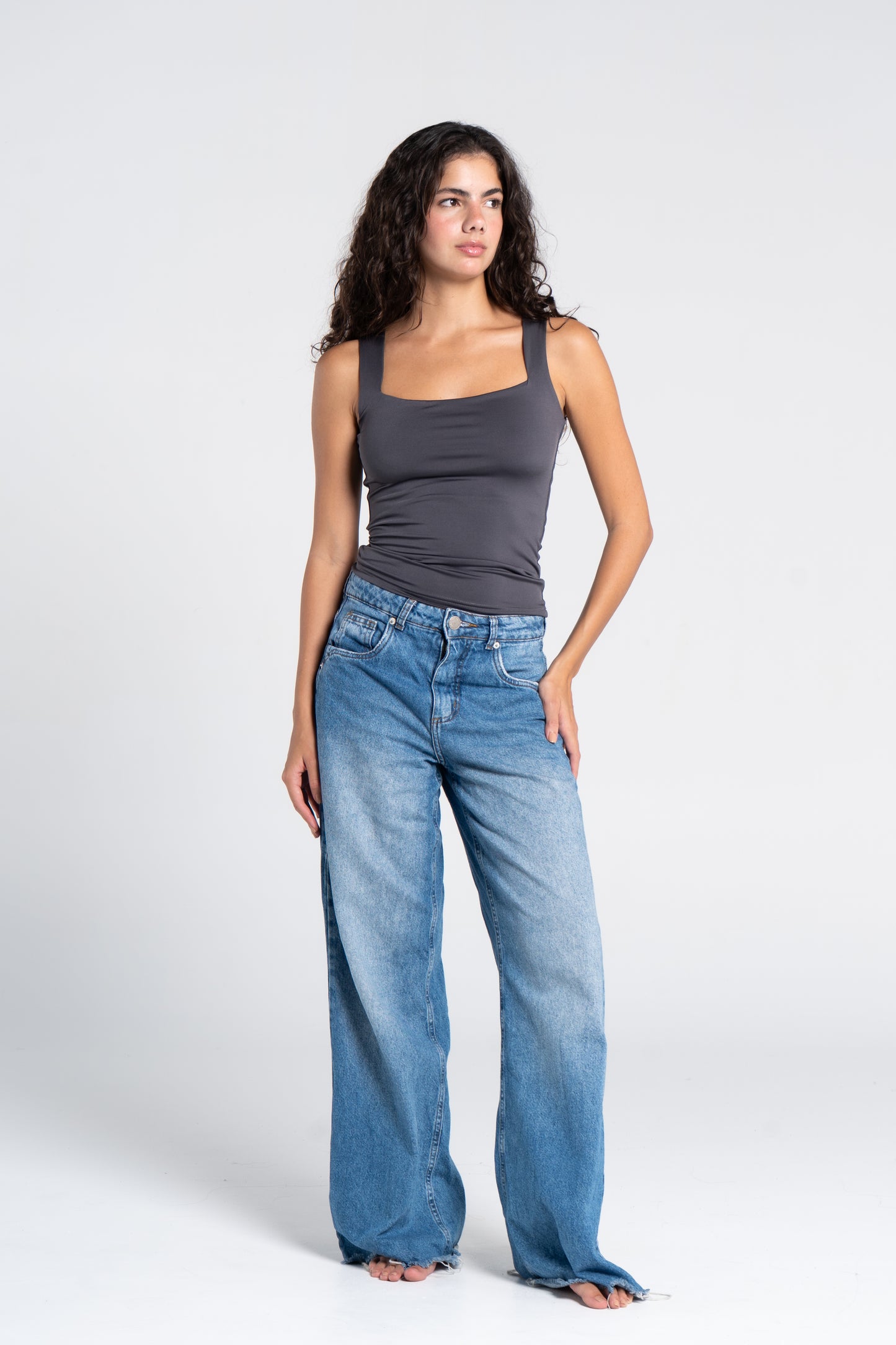 SQUARE NECK TANK TOP