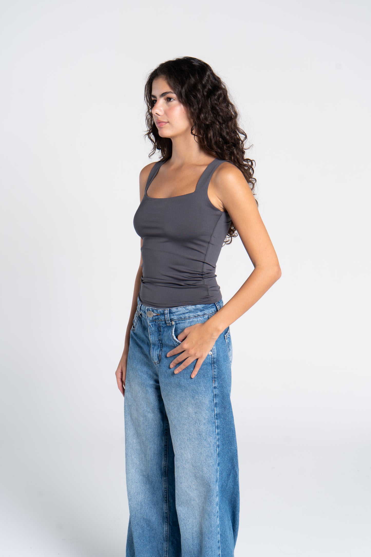 SQUARE NECK TANK TOP