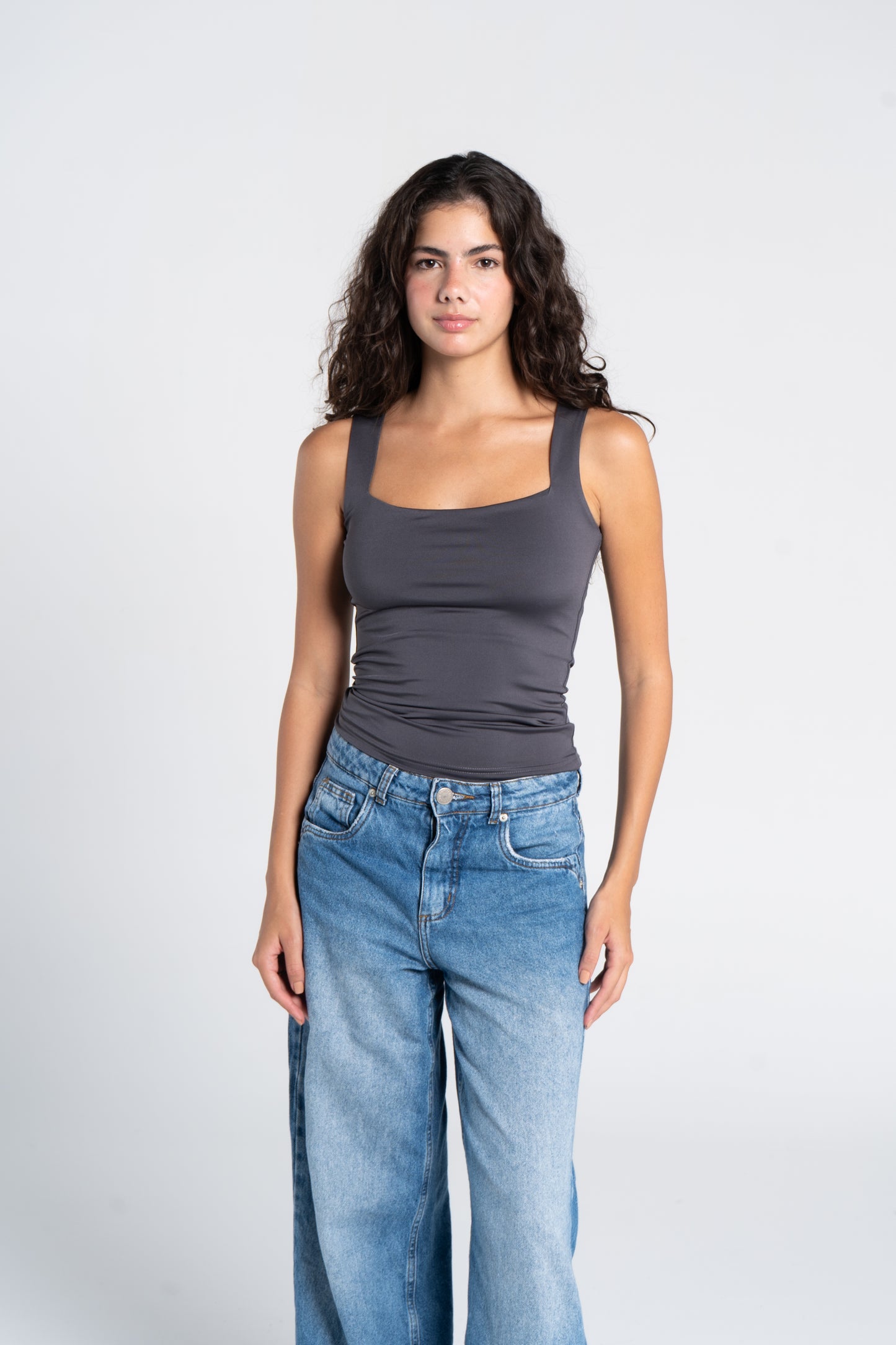 SQUARE NECK TANK TOP