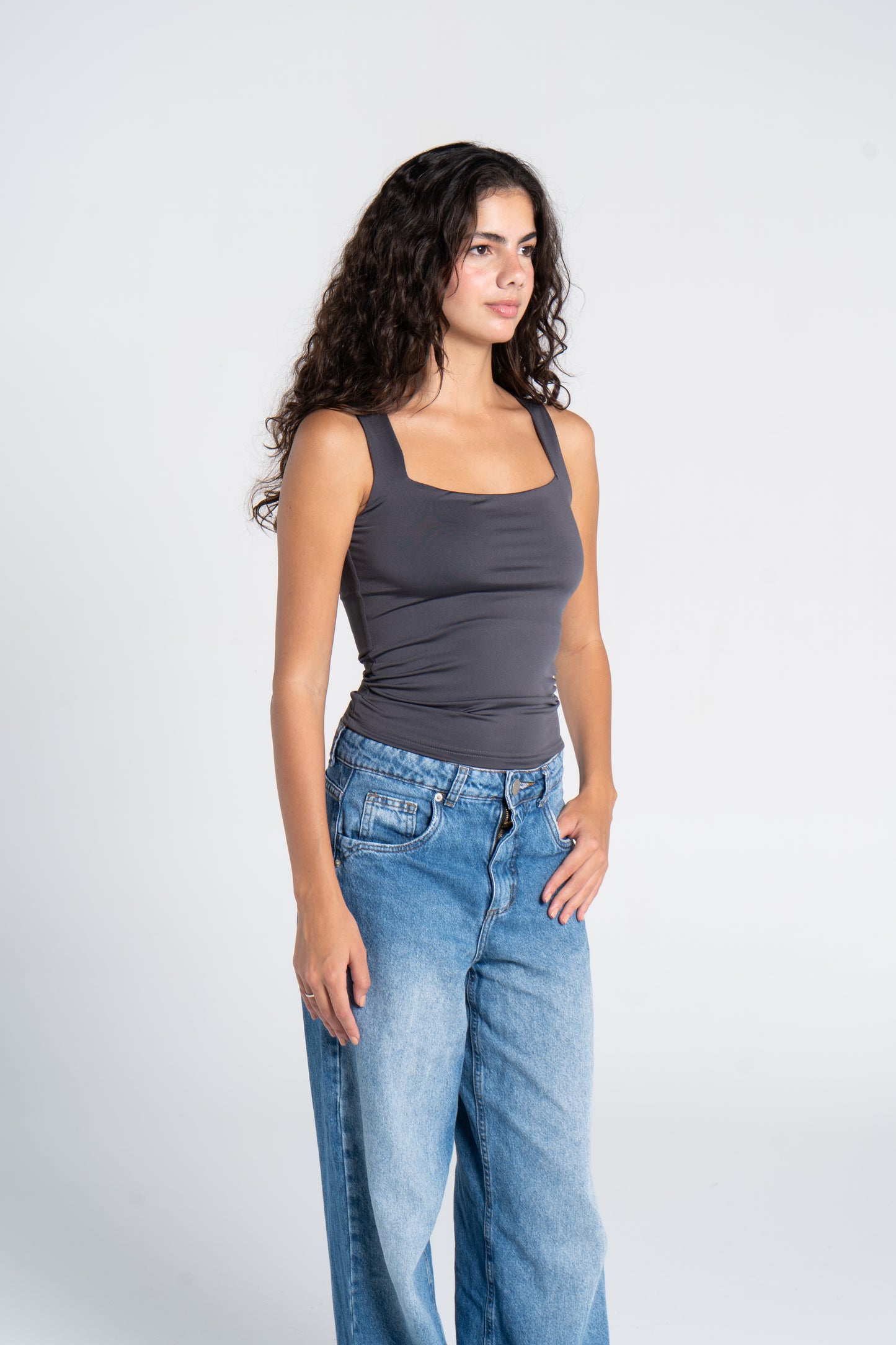 SQUARE NECK TANK TOP