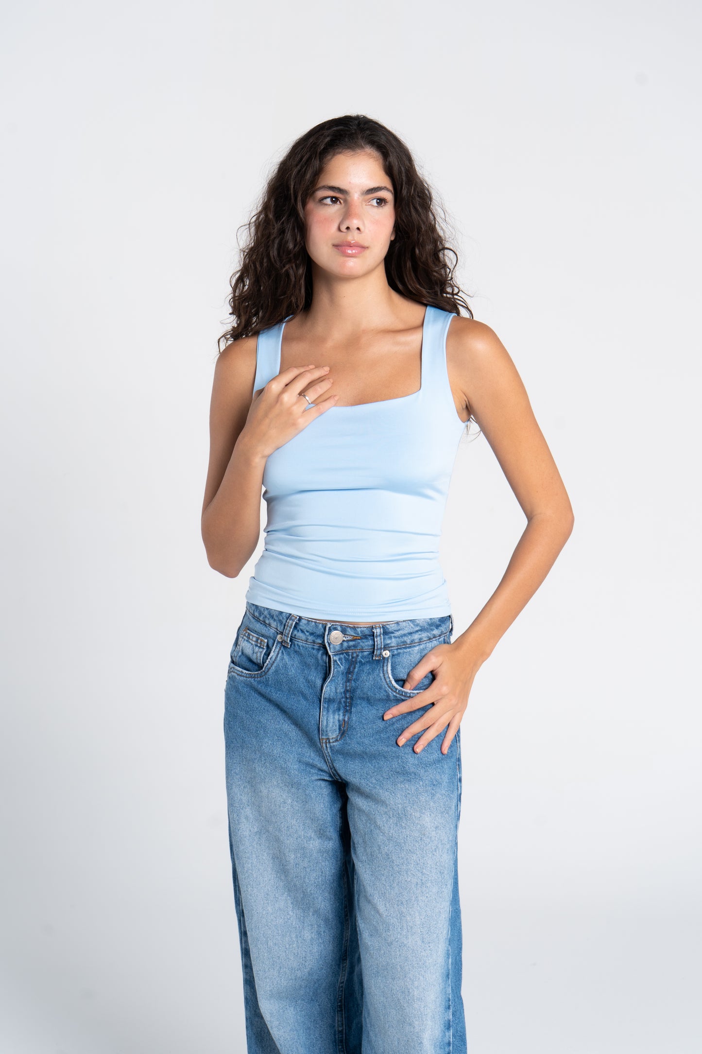 SQUARE NECK TANK TOP