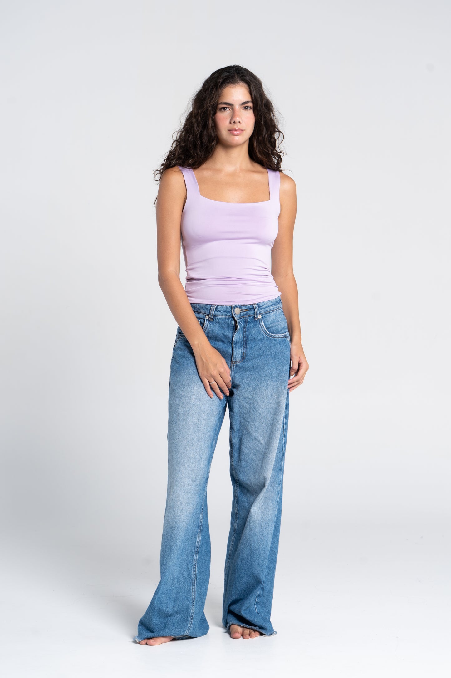SQUARE NECK TANK TOP