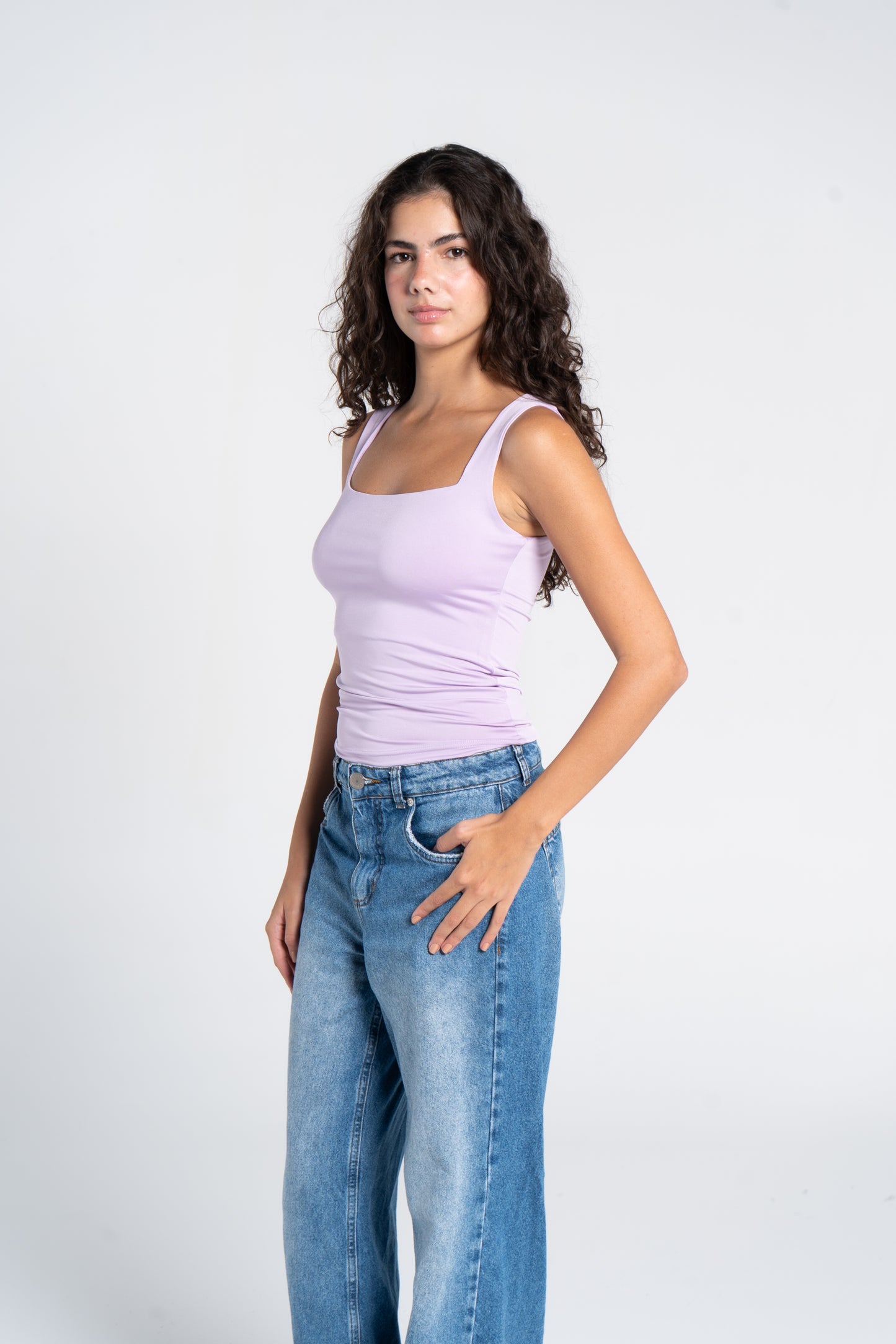 SQUARE NECK TANK TOP
