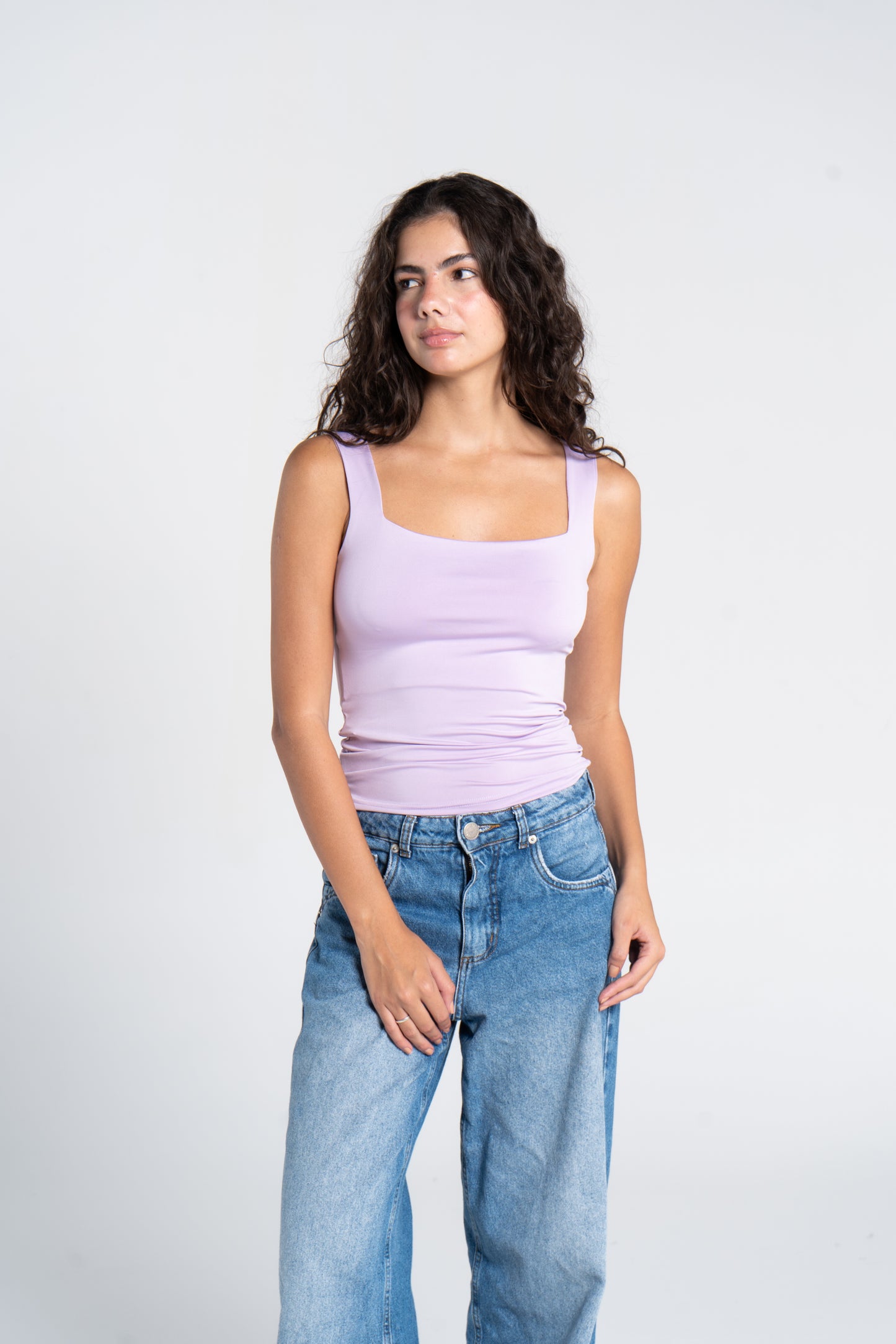 SQUARE NECK TANK TOP