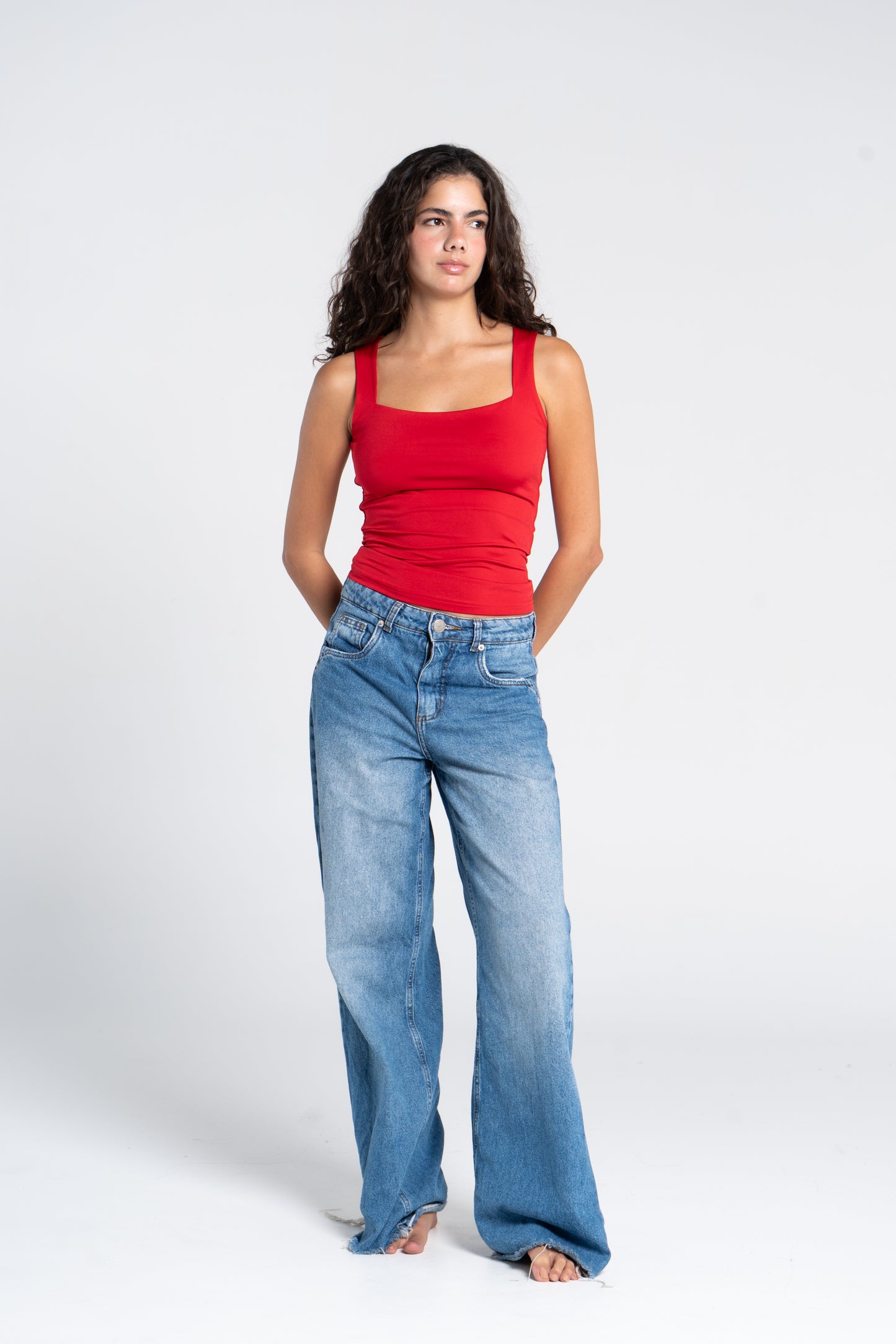 SQUARE NECK TANK TOP