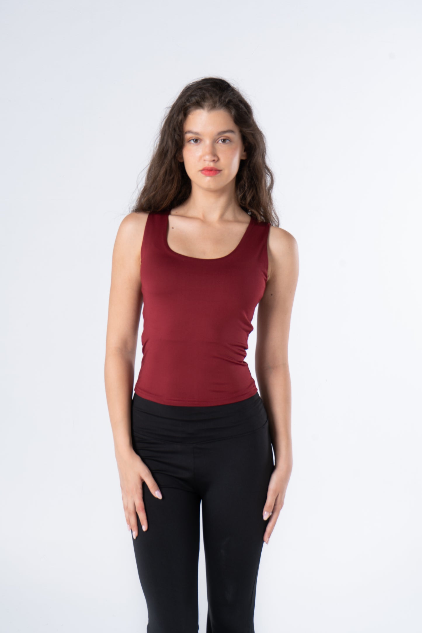 TANK TOP WIDE NECK ( COLORS )