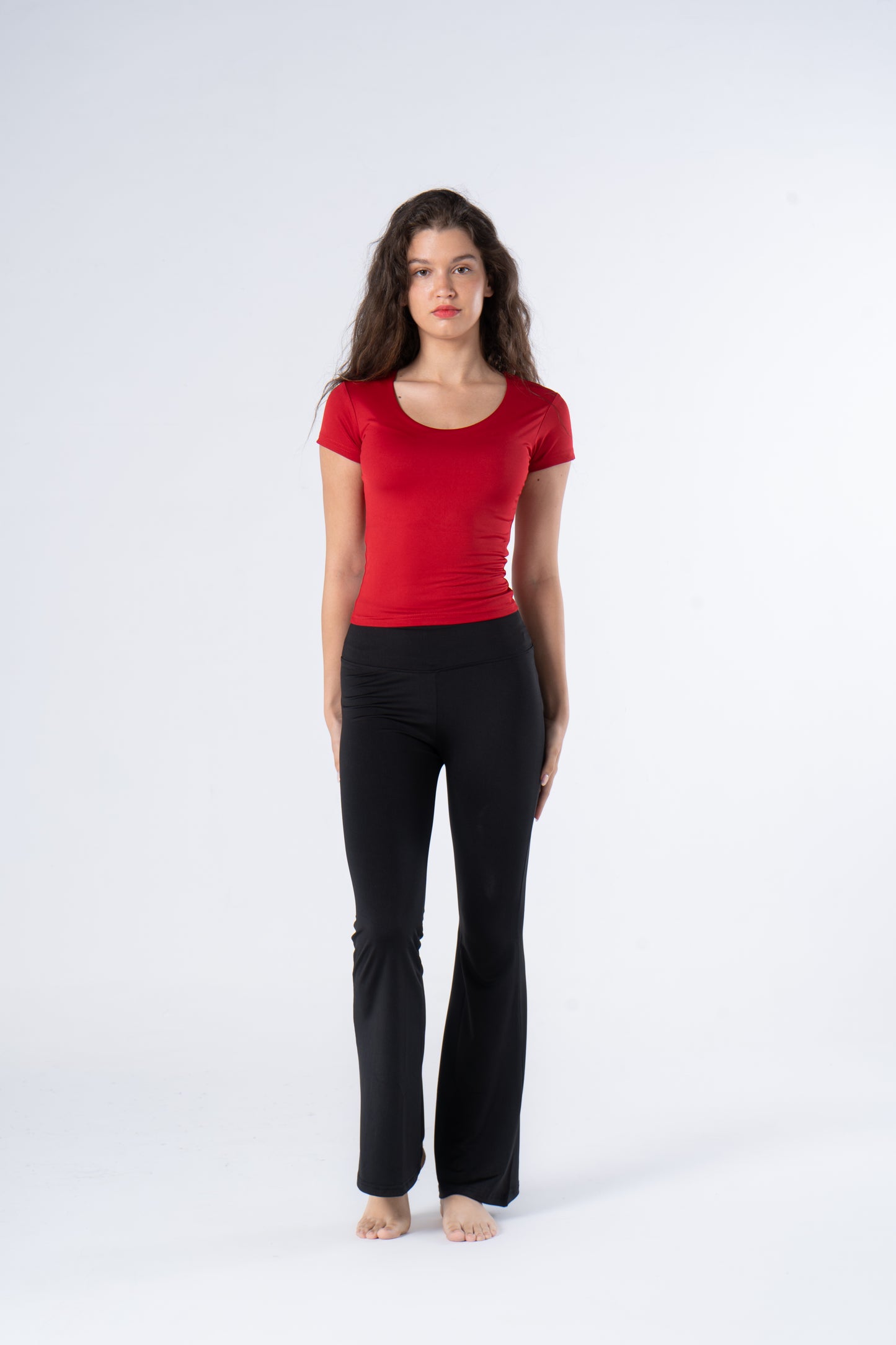 WIDE NECK SHORT SLEEVE            ( COLORS )