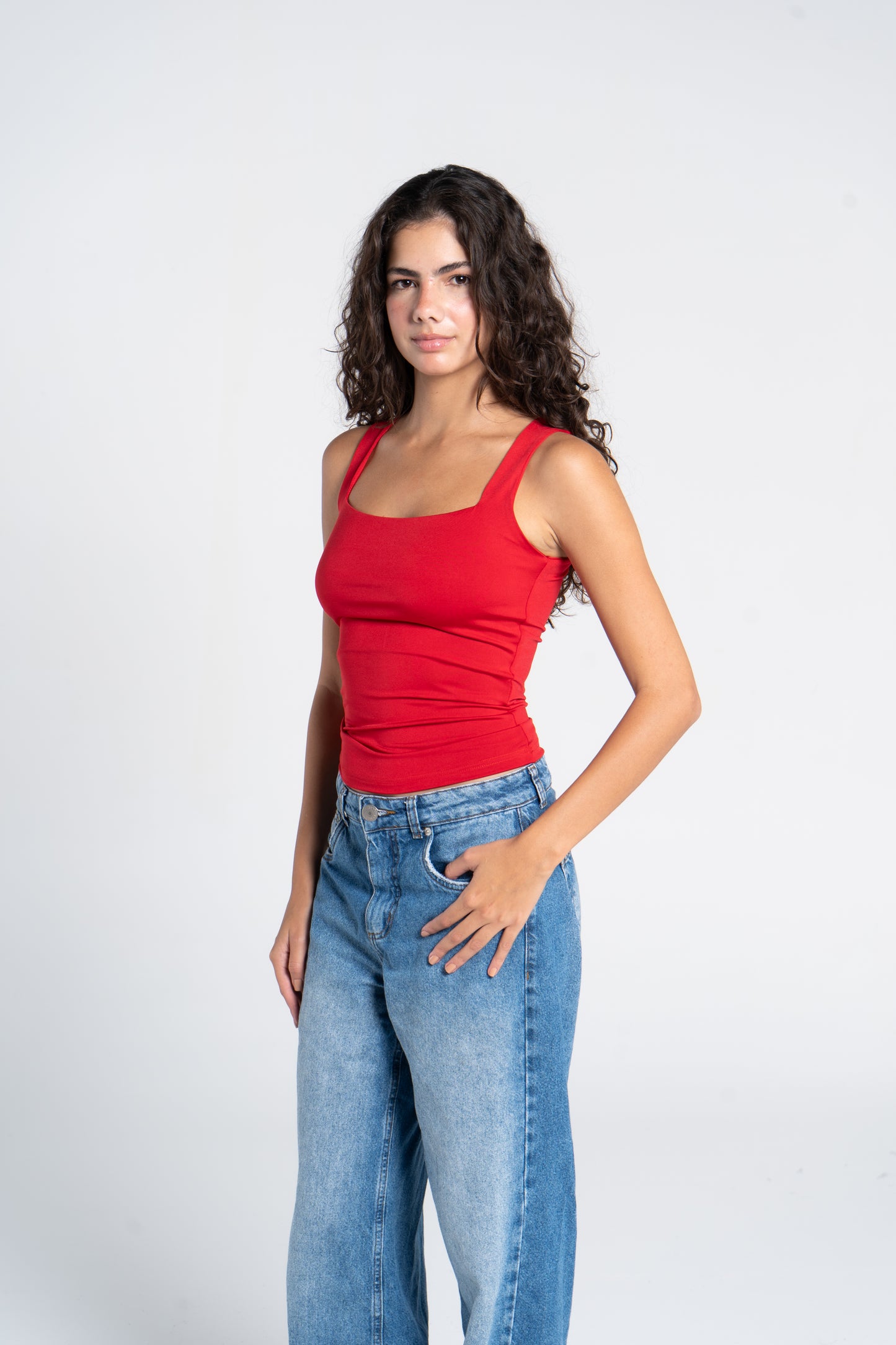 SQUARE NECK TANK TOP