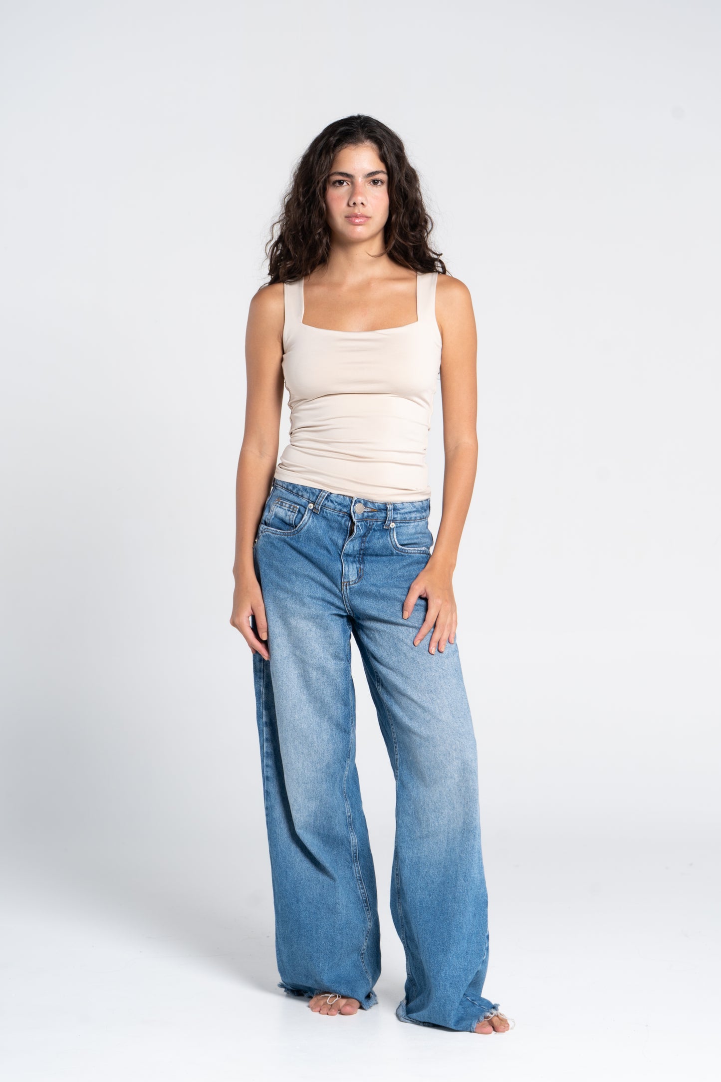 SQUARE NECK TANK TOP