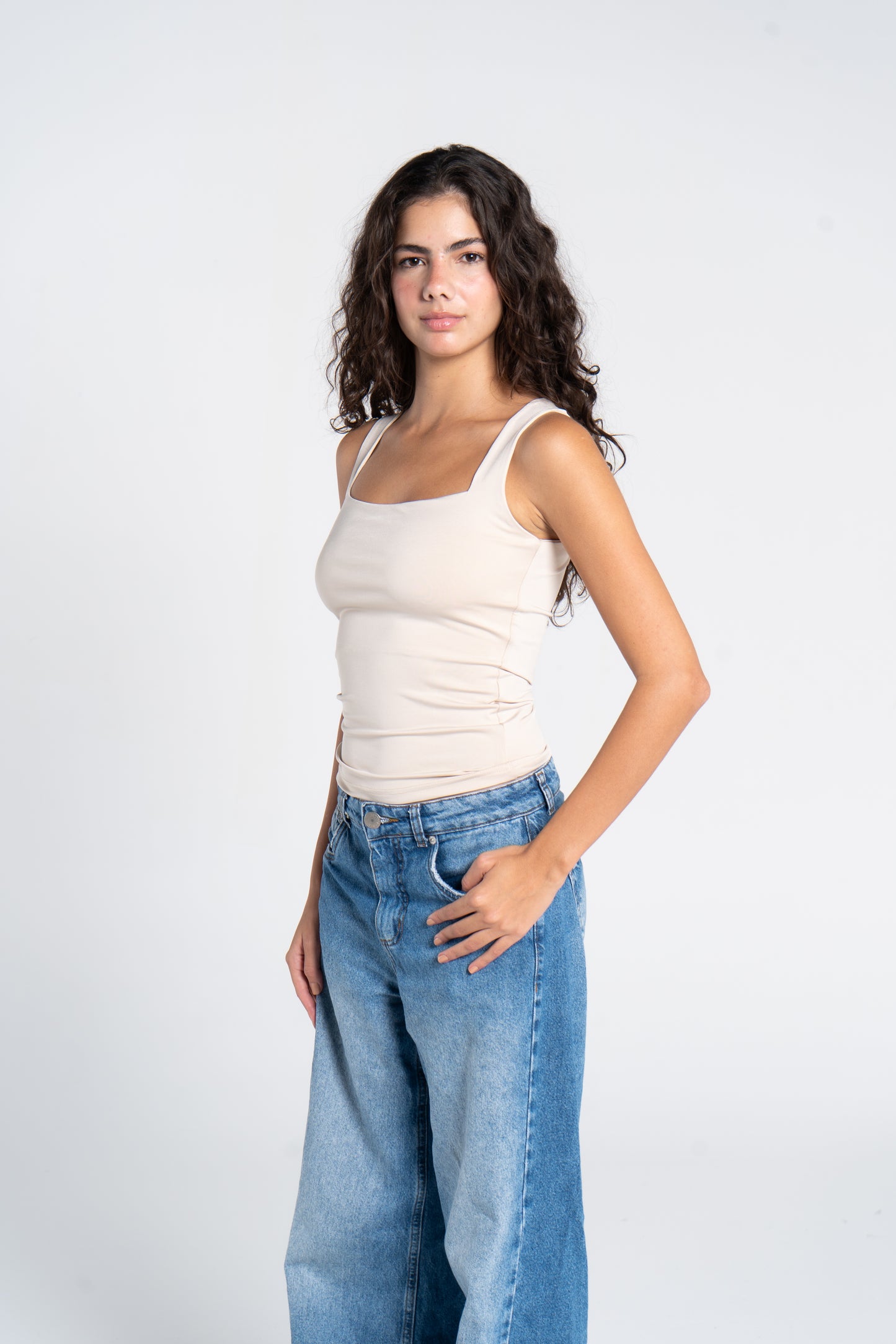 SQUARE NECK TANK TOP